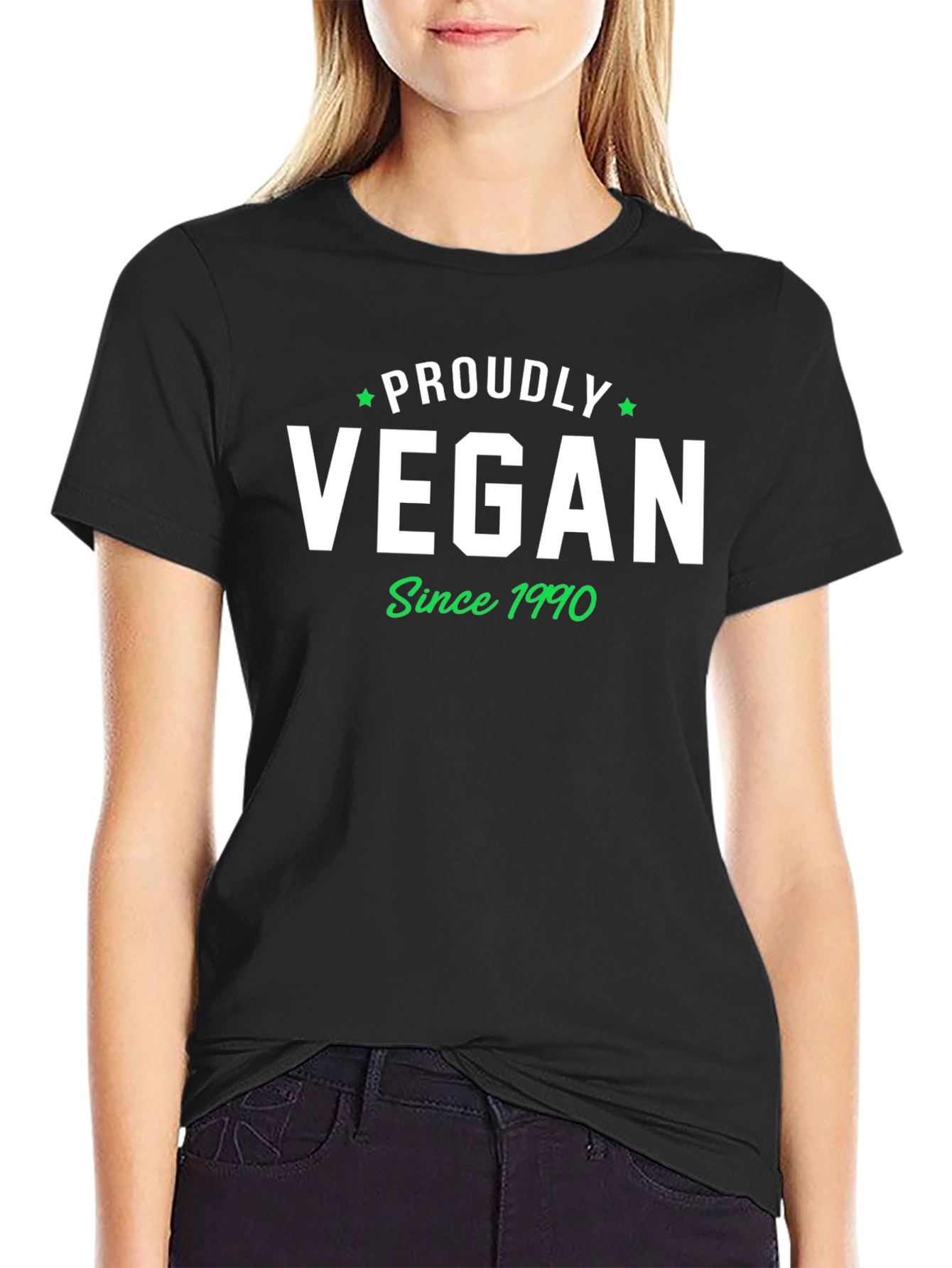 Proudly Vegan Since 1990 Graphic T-Shirt - 2