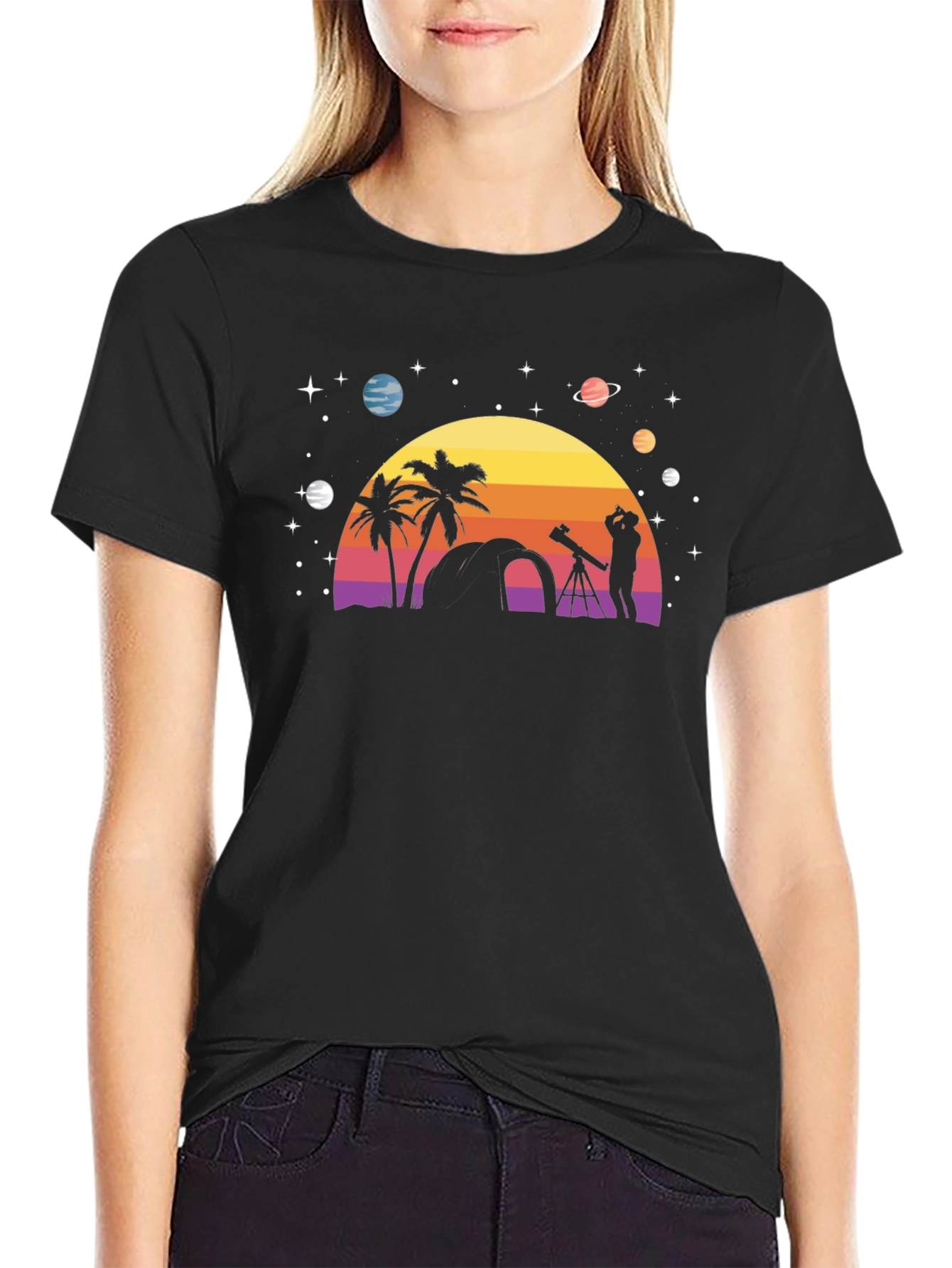 Starry Night Astronomy Tee - 2