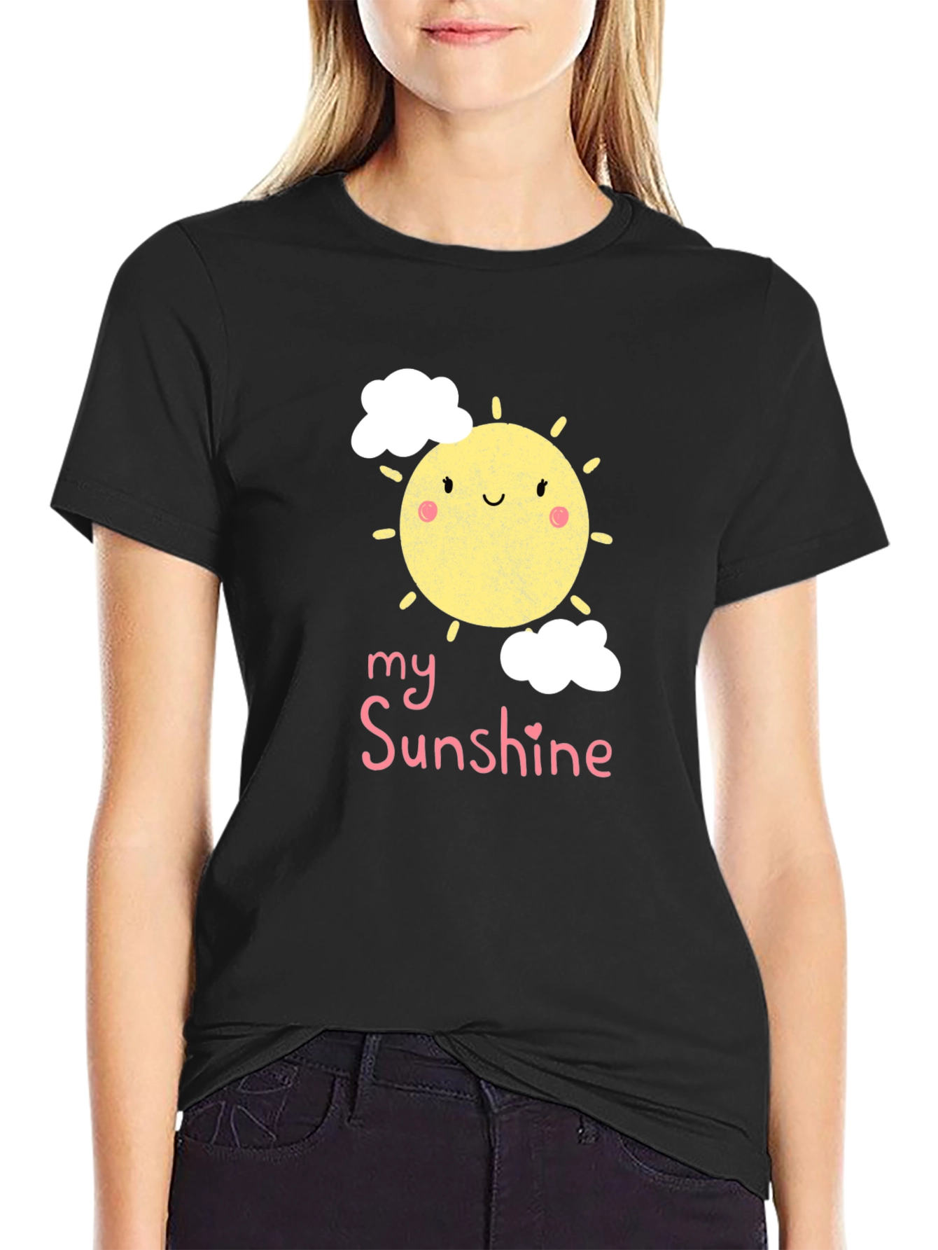 Black My Sunshine Graphic Tee - Men's Black T-Shirt view 2