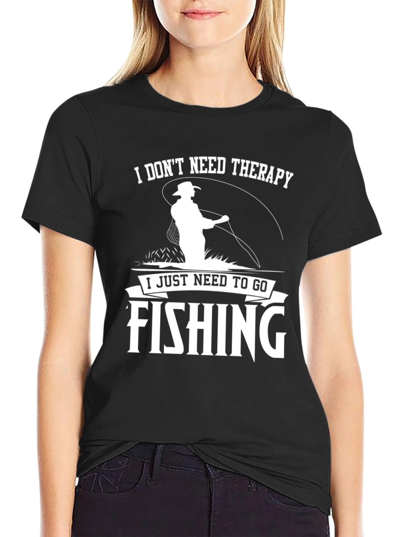 Fishing Therapy Graphic Tee - Men's Short Sleeve T-Shirt - 2