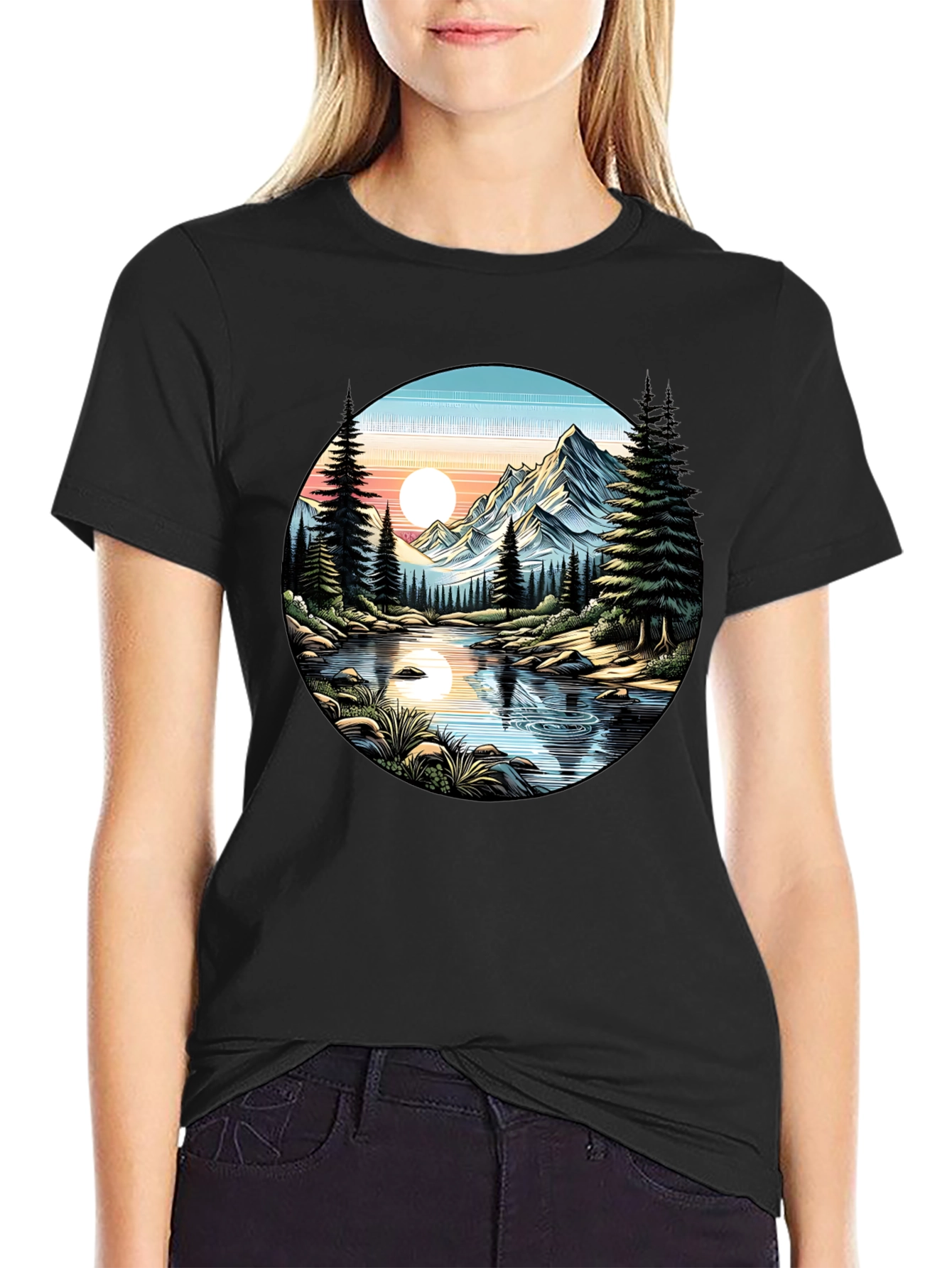 Black Mountain River Graphic Tee view 2