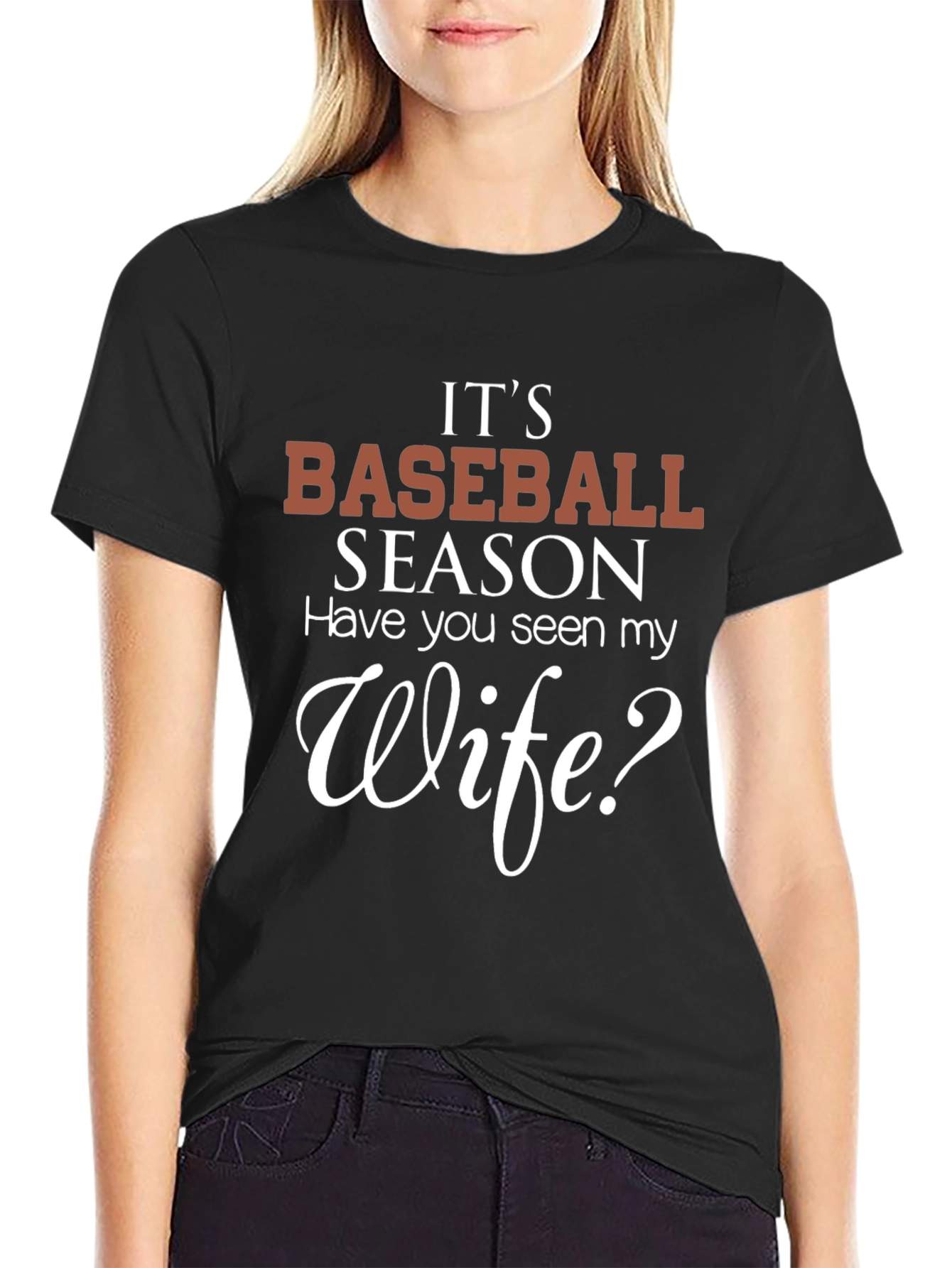Baseball Season Wife Humor T-Shirt - 2