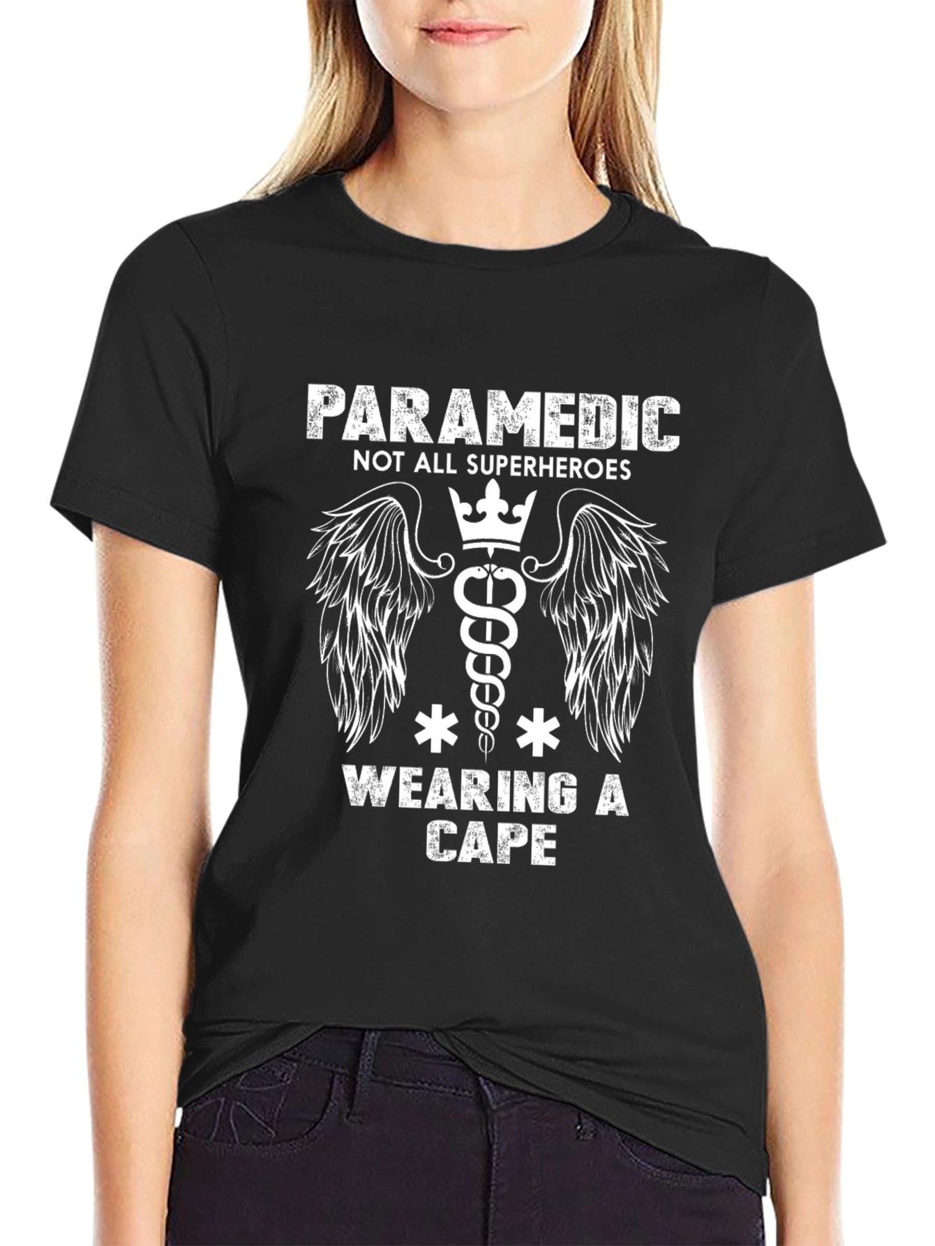 Paramedic Superhero Graphic Tee - Not All Heroes Wear Capes - 2