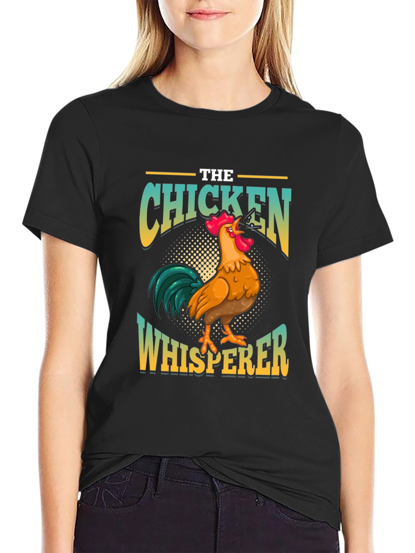 Chicken Whisperer Graphic T-Shirt - Farm Animal Lover Tee - 2