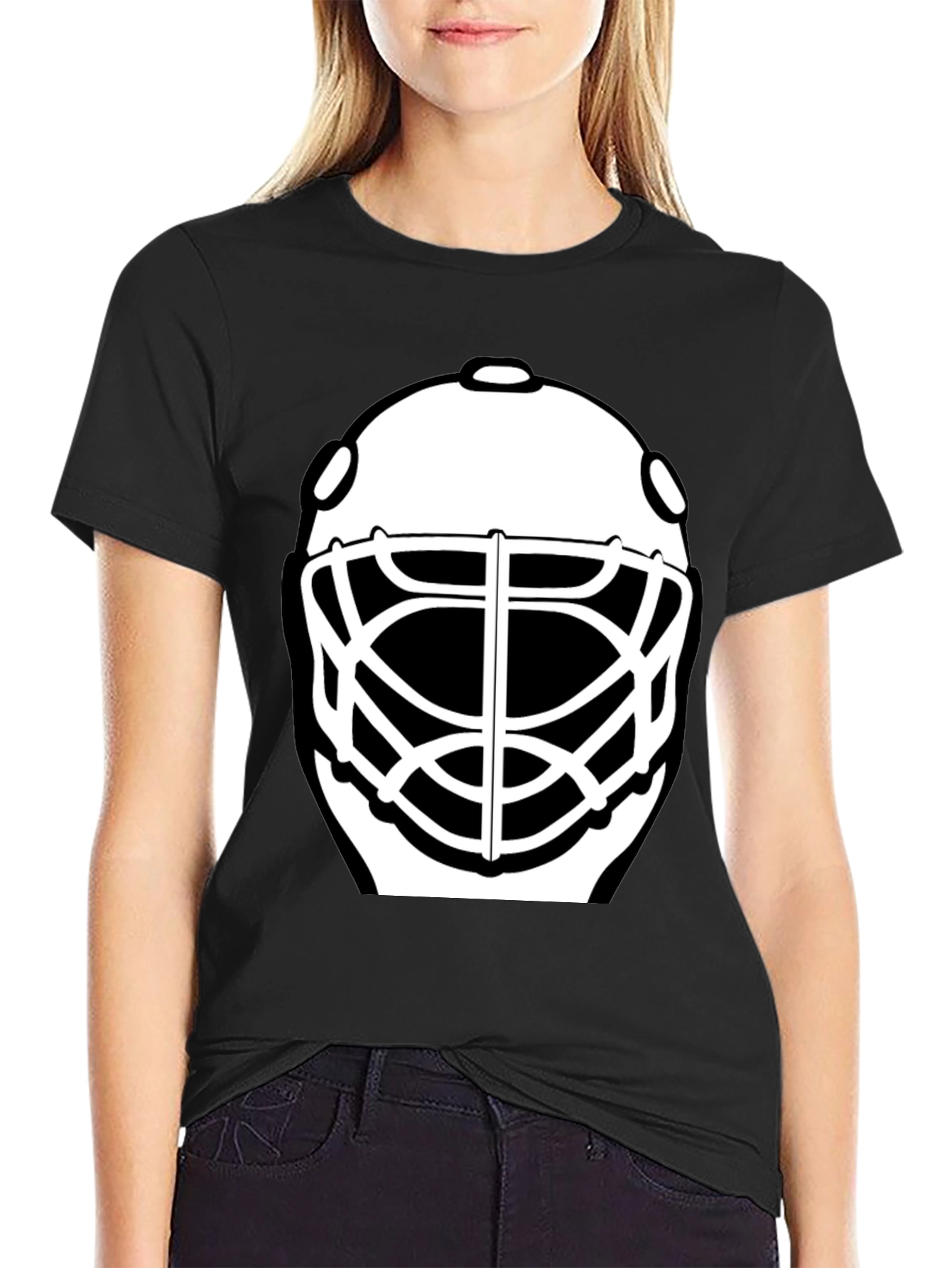 Hockey Goalie Mask Graphic T-Shirt - 2