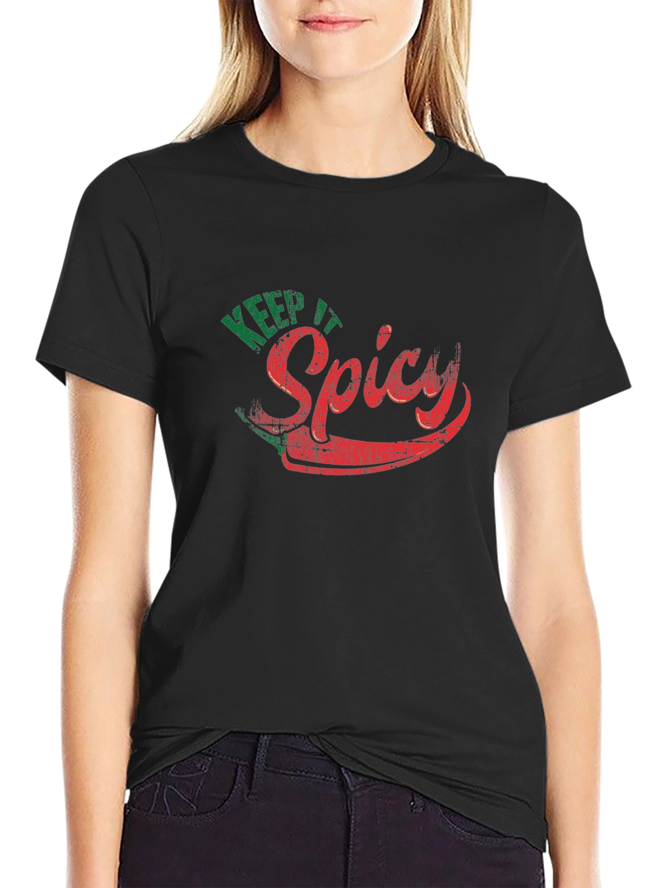Keep It Spicy Graphic Tee - Cool Chili Pepper Design - 2