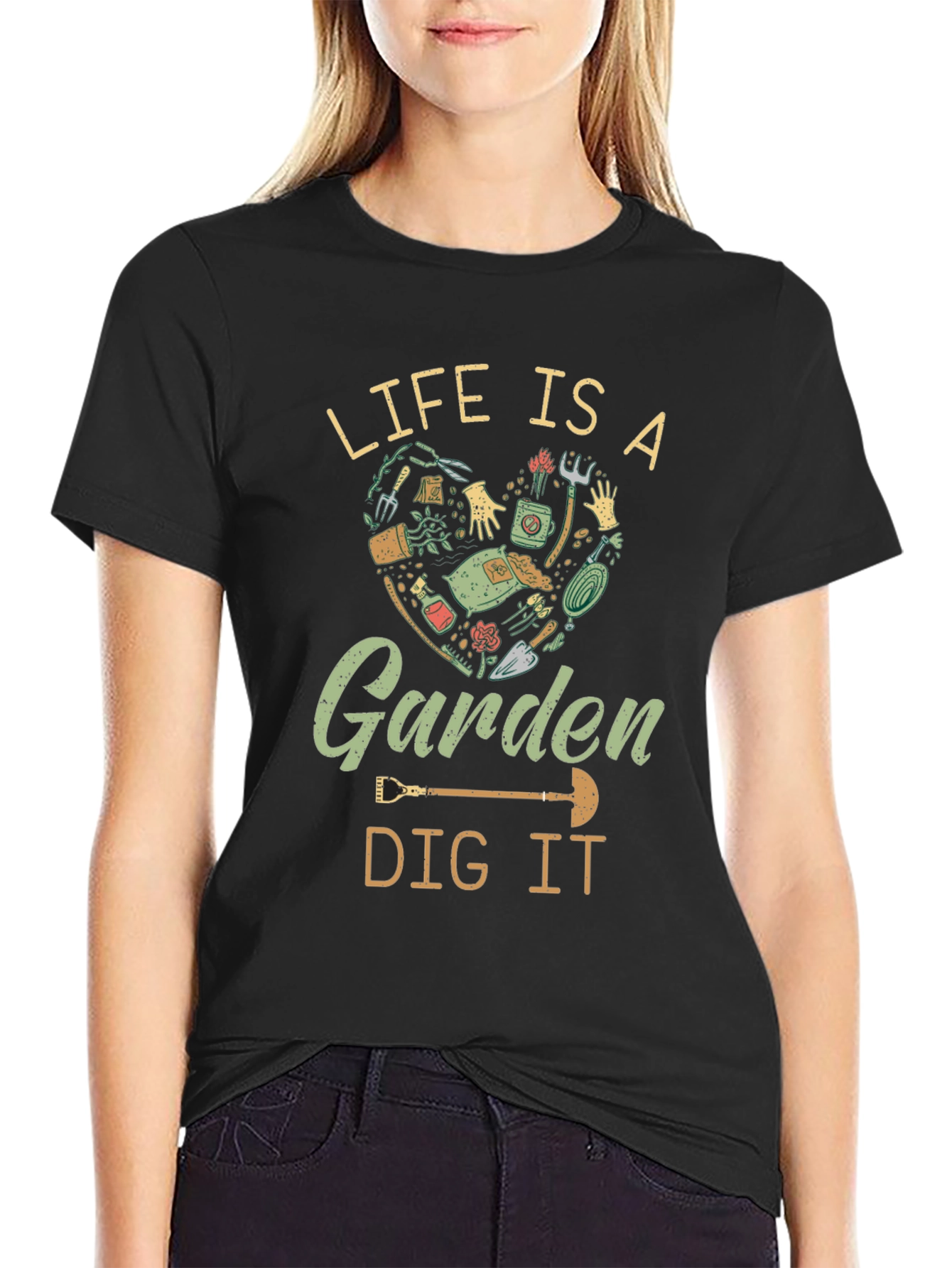 Black Life is a Garden T-Shirt - Dig It! view 2