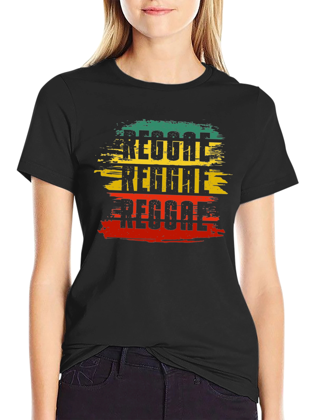 Reggae T-Shirt: Rasta Colors Tee - 2