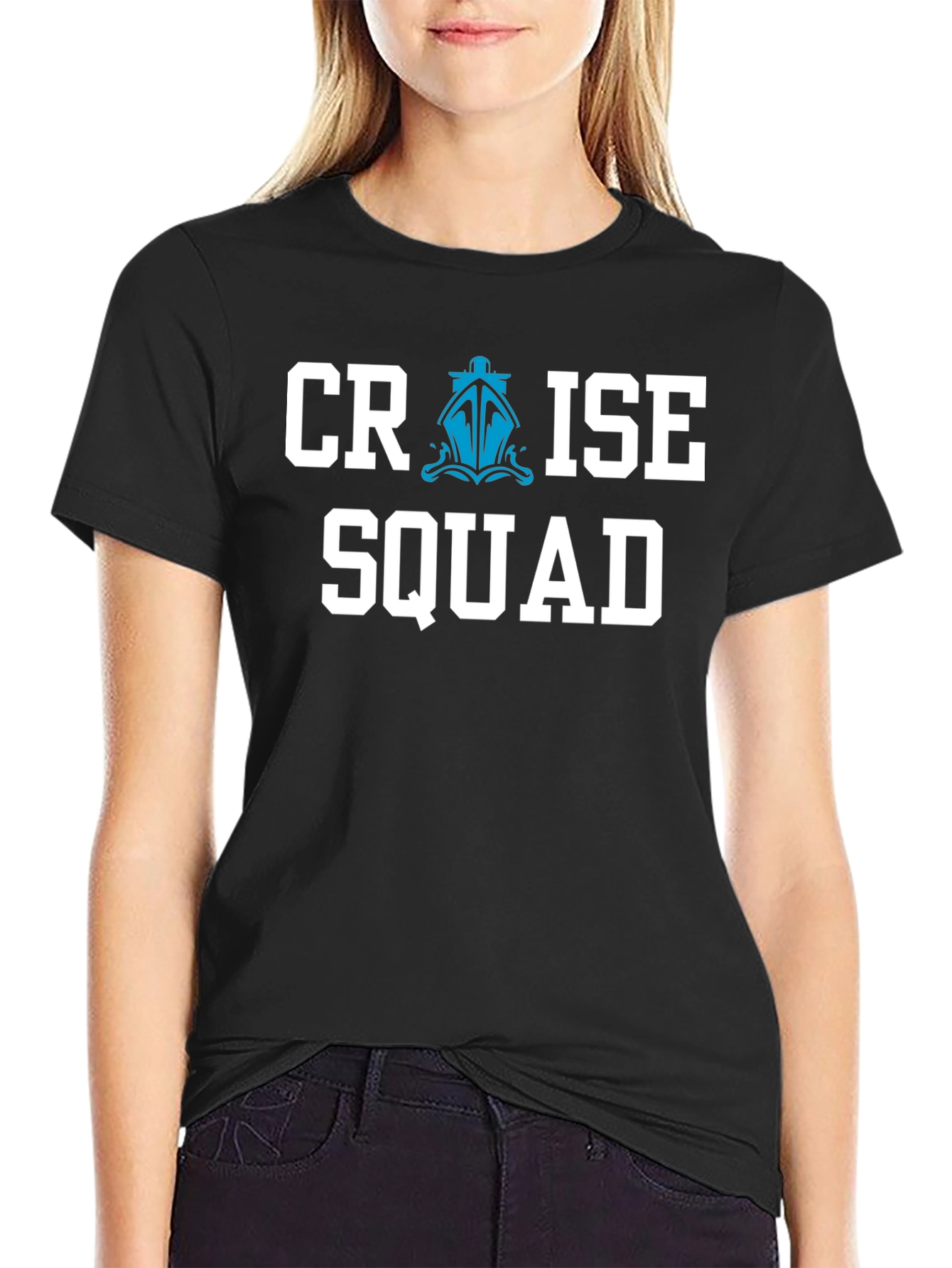 Black Cruise Squad Black T-Shirt view 2
