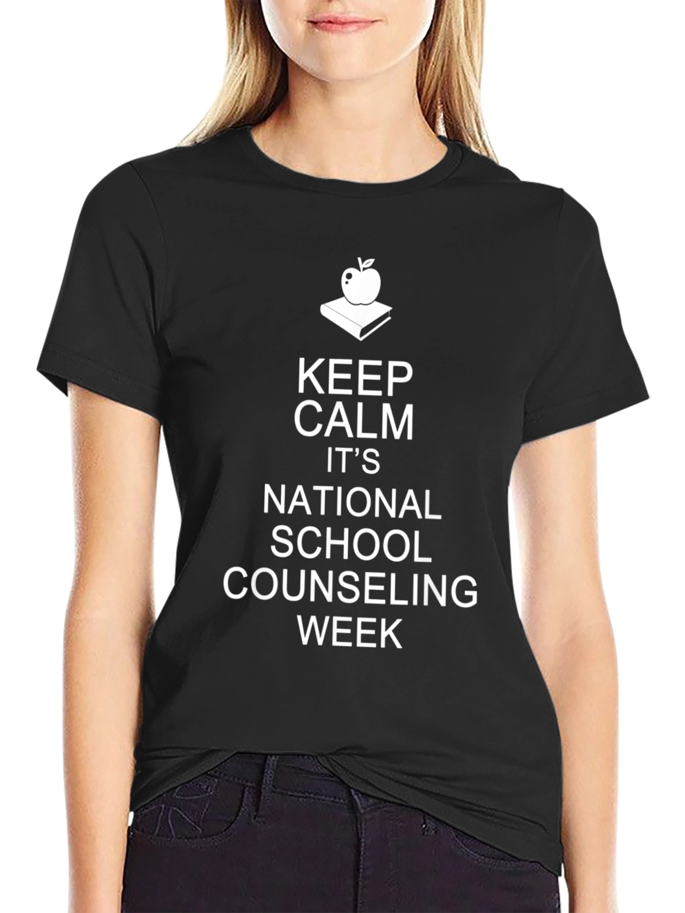 Black National School Counseling Week T-Shirt view 2