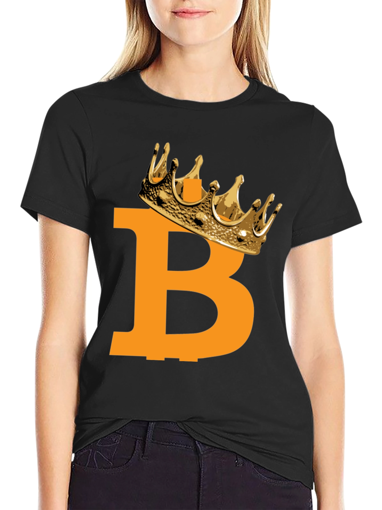 Bitcoin King Black T-Shirt - 2