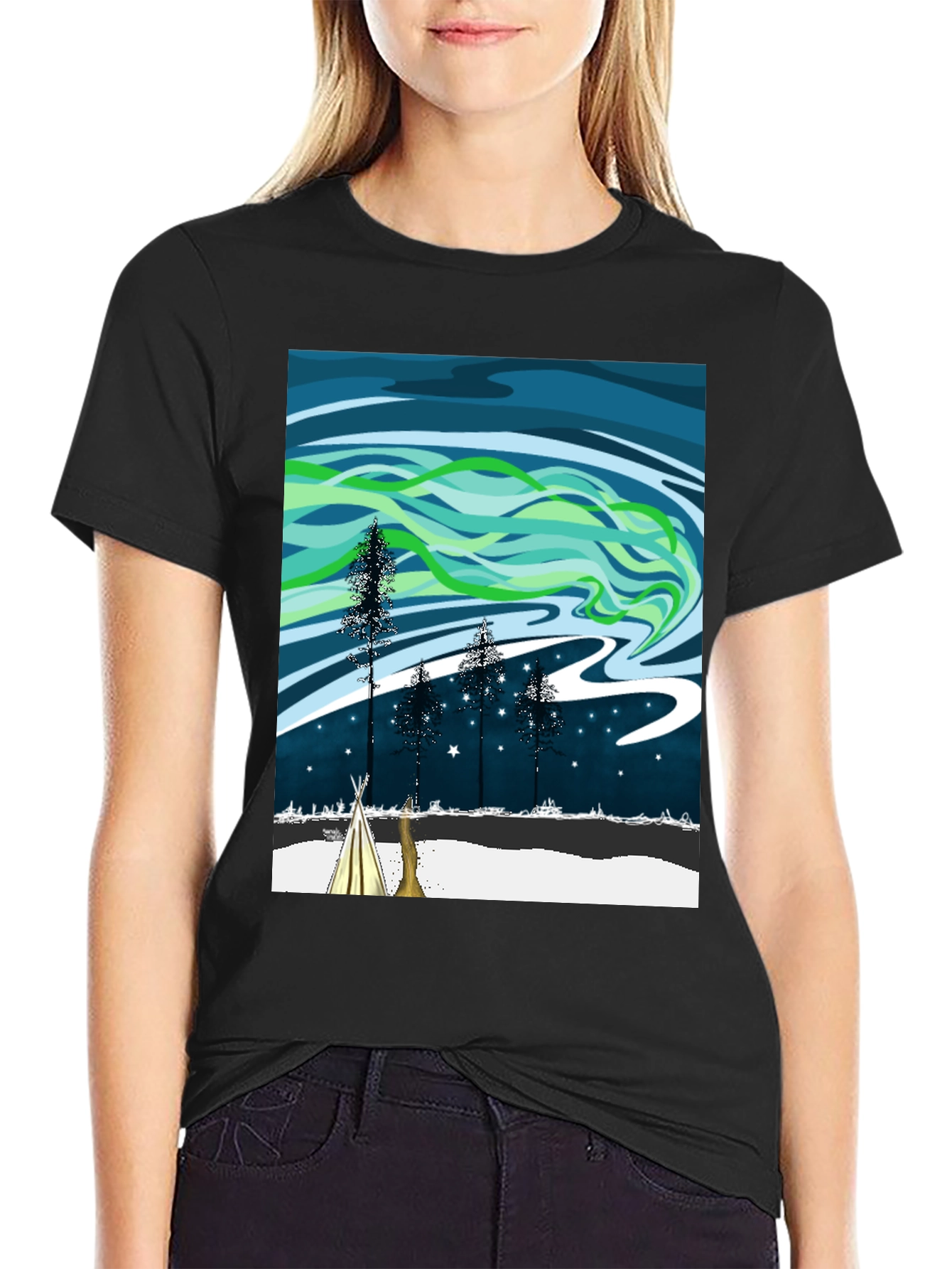 Northern Lights Graphic Tee - 2