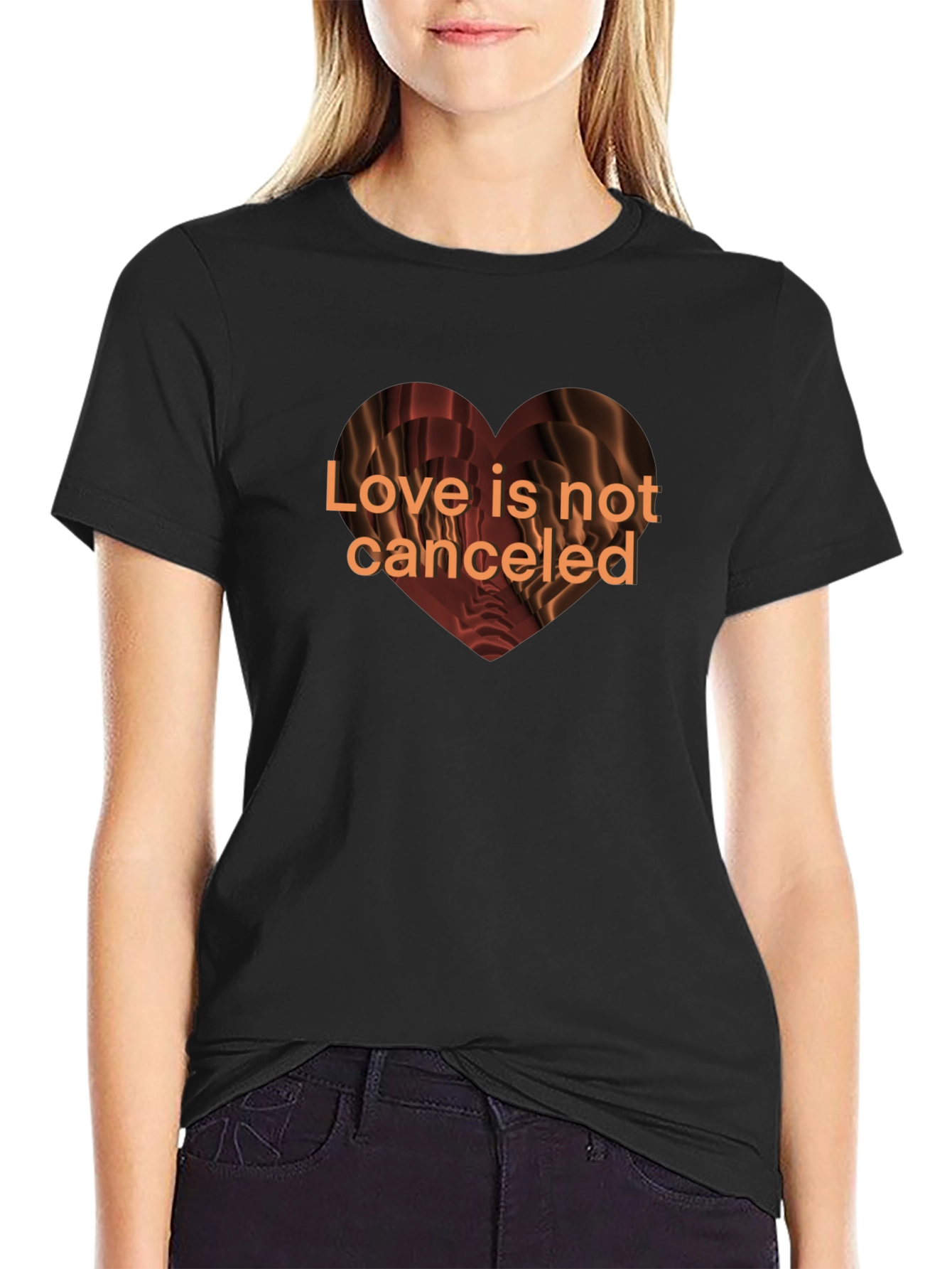 Black Love is Not Canceled Graphic Tee view 2