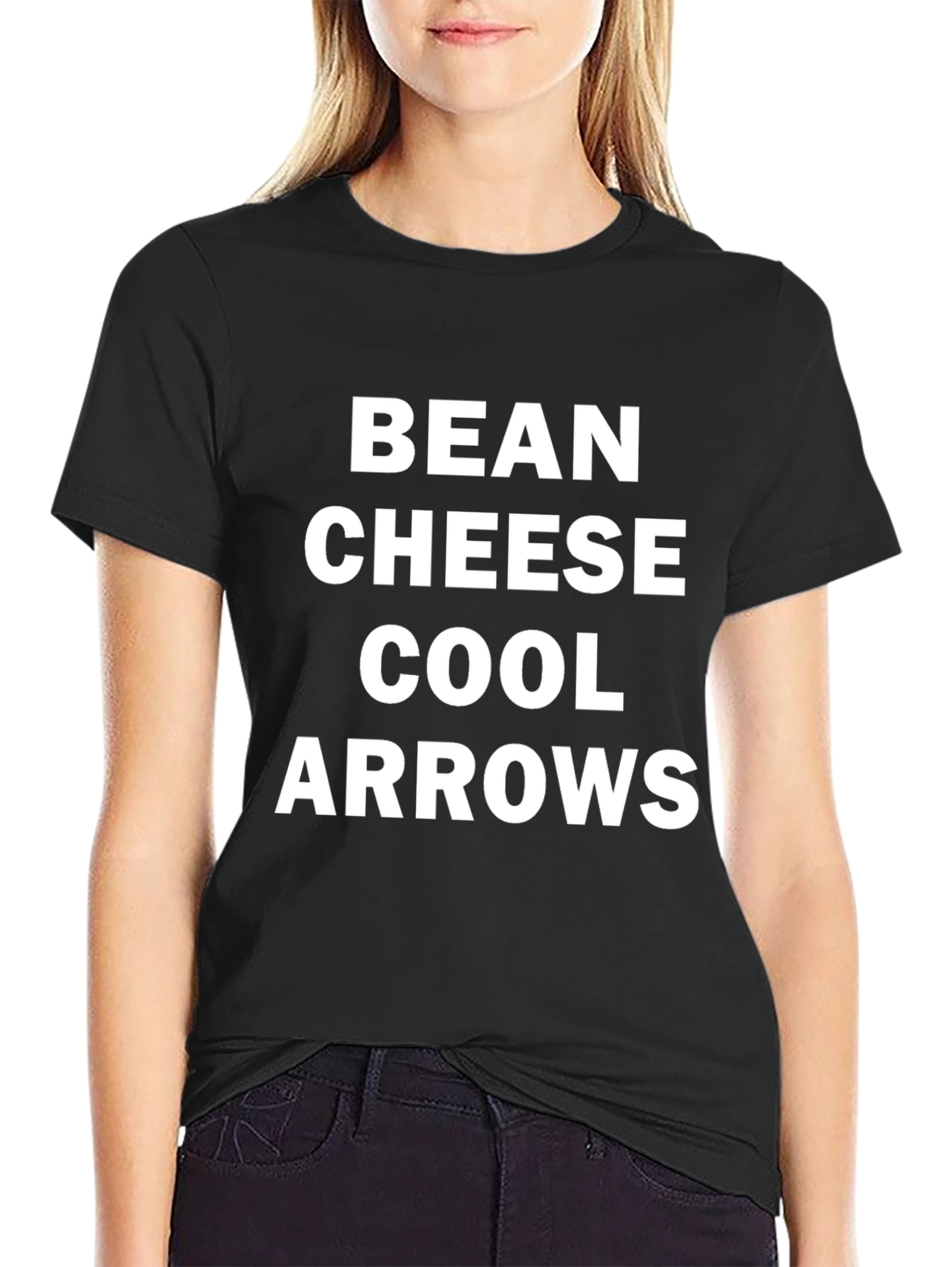 Black Bean Cheese Cool Arrows Graphic Tee view 2