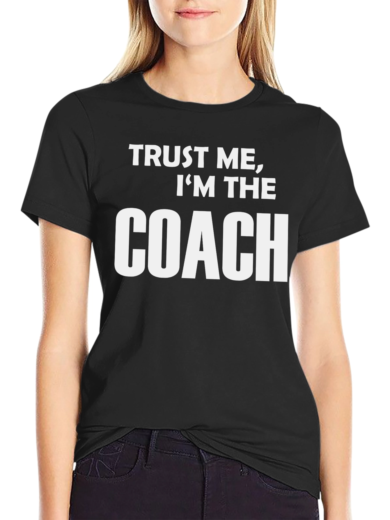 Black Trust Me I'm The Coach Graphic Tee view 2