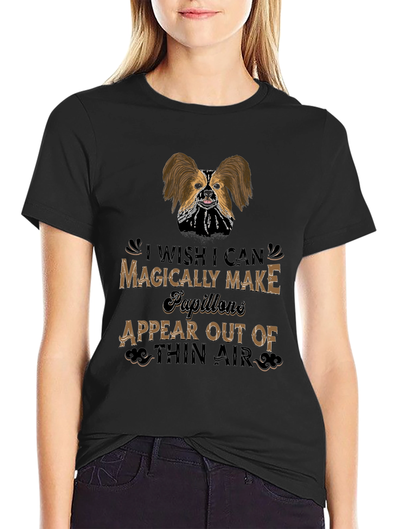 Magical Papillon T-Shirt, Pet Lover Tee - 2