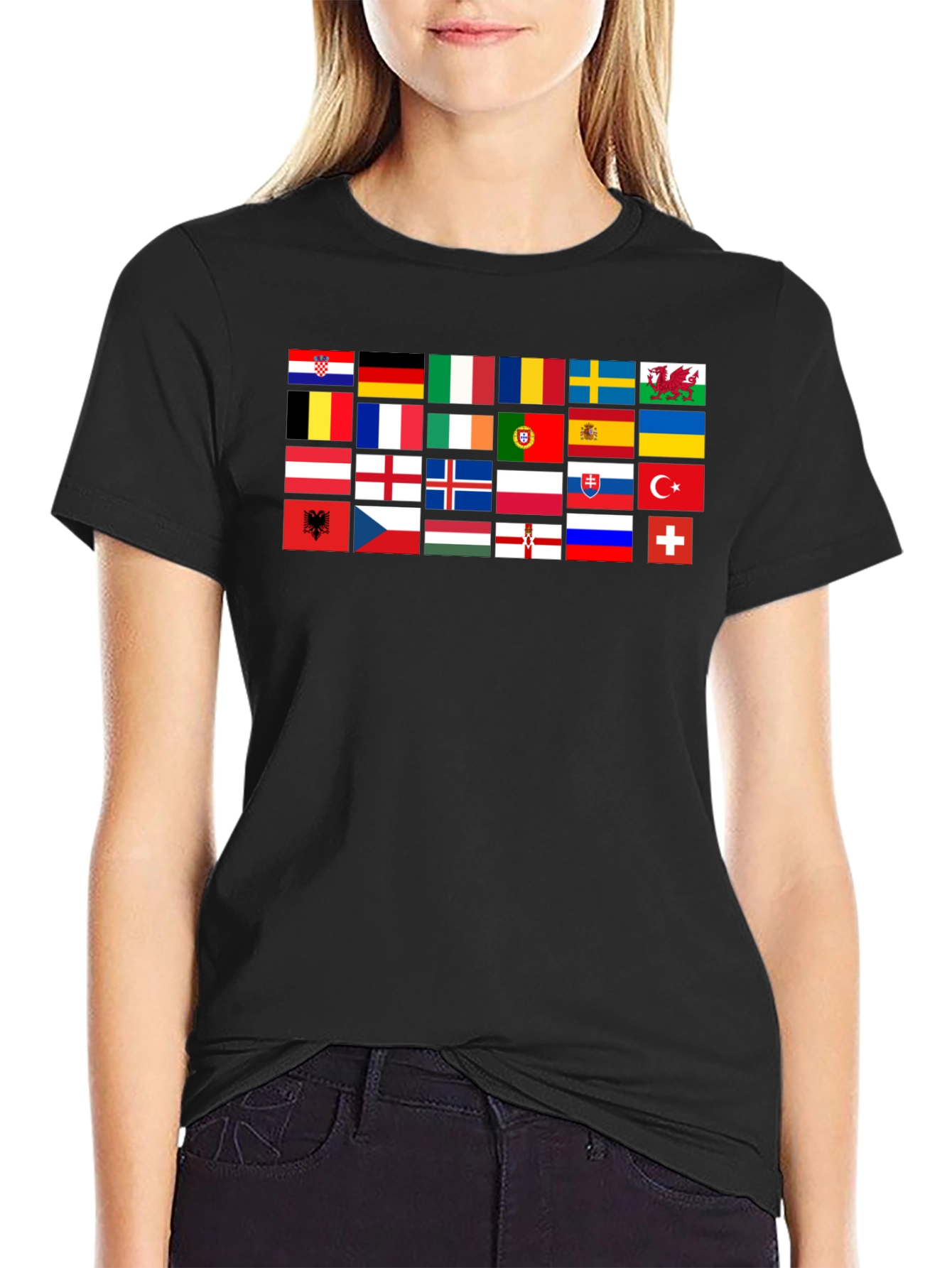 Flags of Europe Graphic T-Shirt - 2