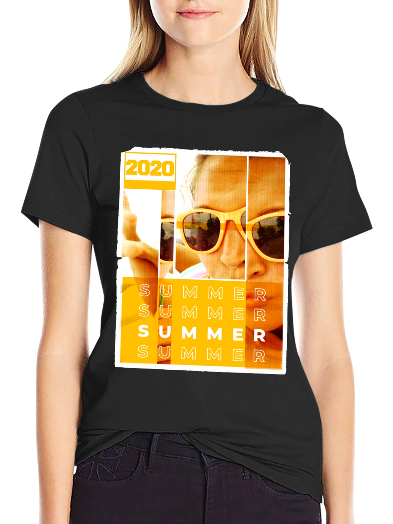Black Summer 2020 Graphic T-Shirt view 2