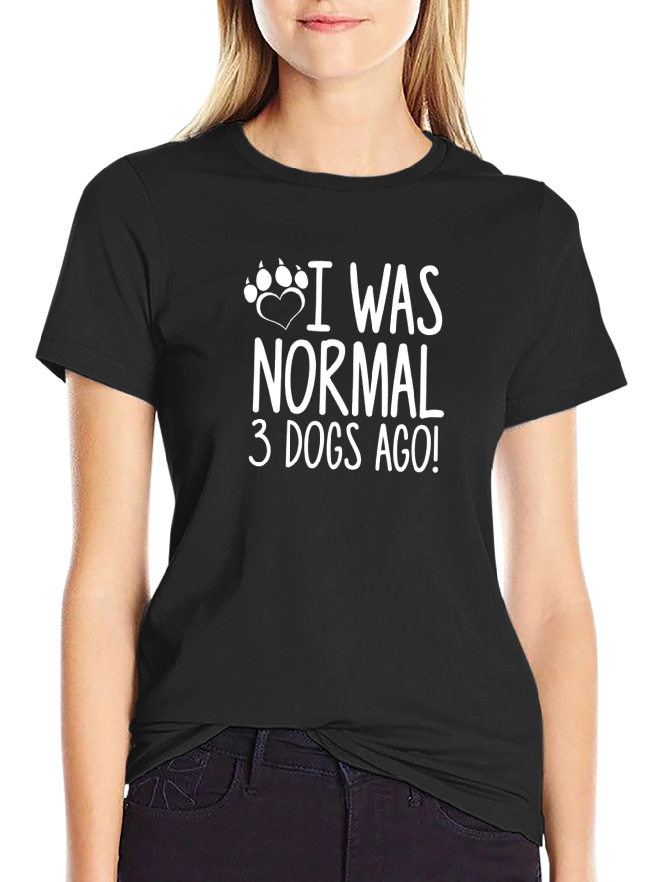 I Was Normal 3 Dogs Ago Funny Dog Lover T-Shirt - 2