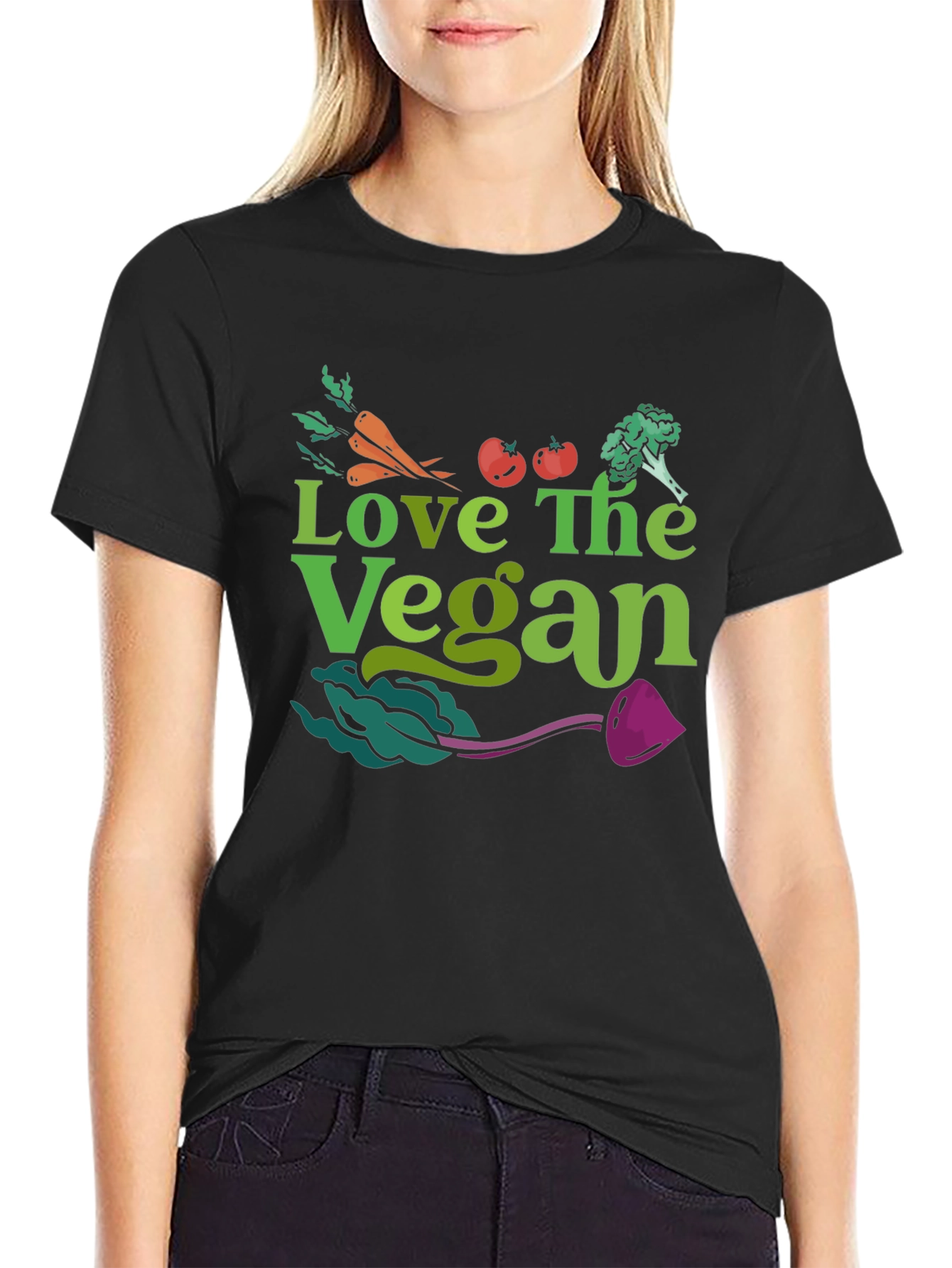 Love The Vegan Graphic T-Shirt - 2