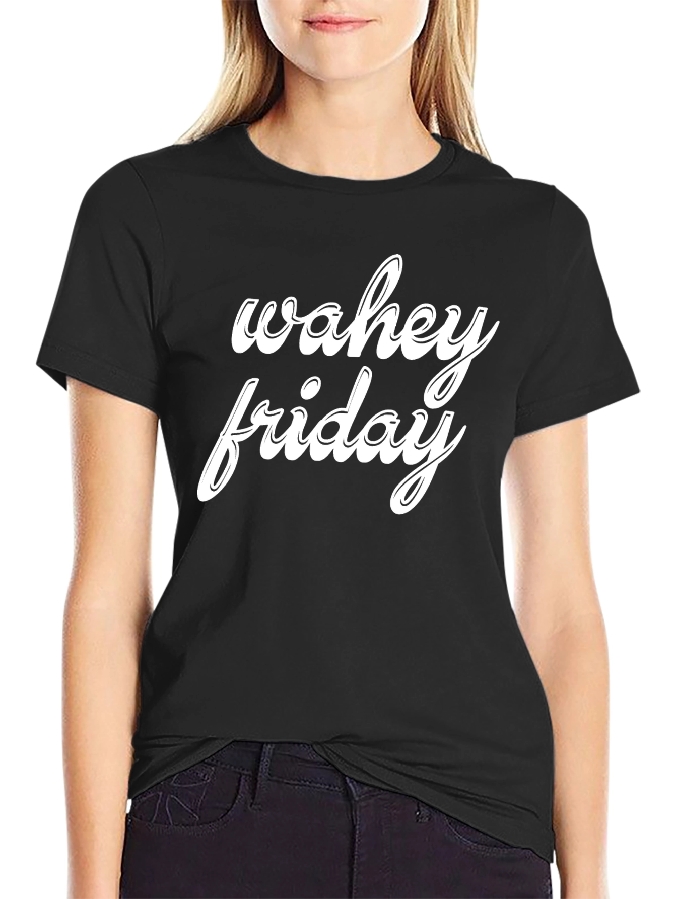 Black Wahey Friday T-Shirt - Stylish Comfort view 2