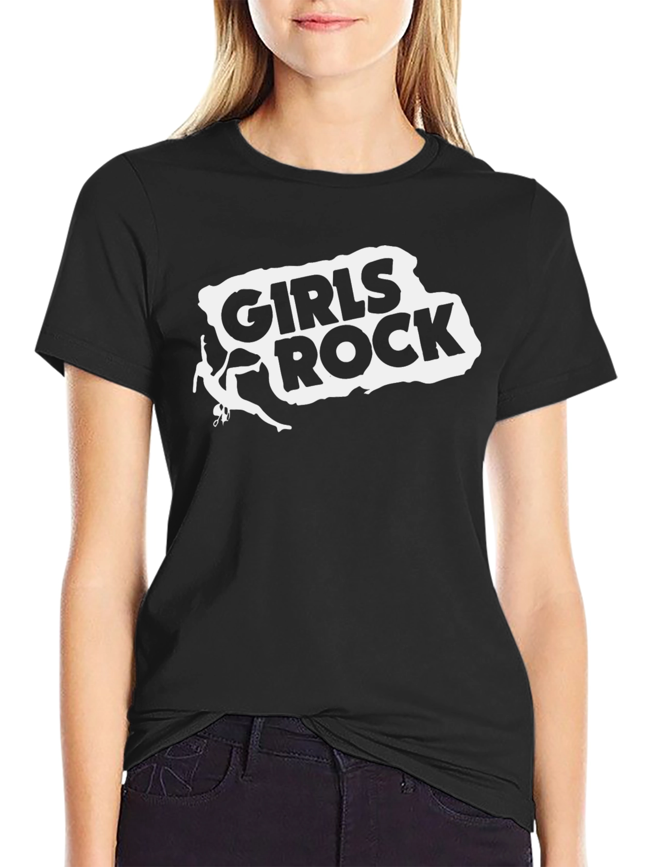 Black Girls Rock Graphic Tee - Climbing T-Shirt view 2