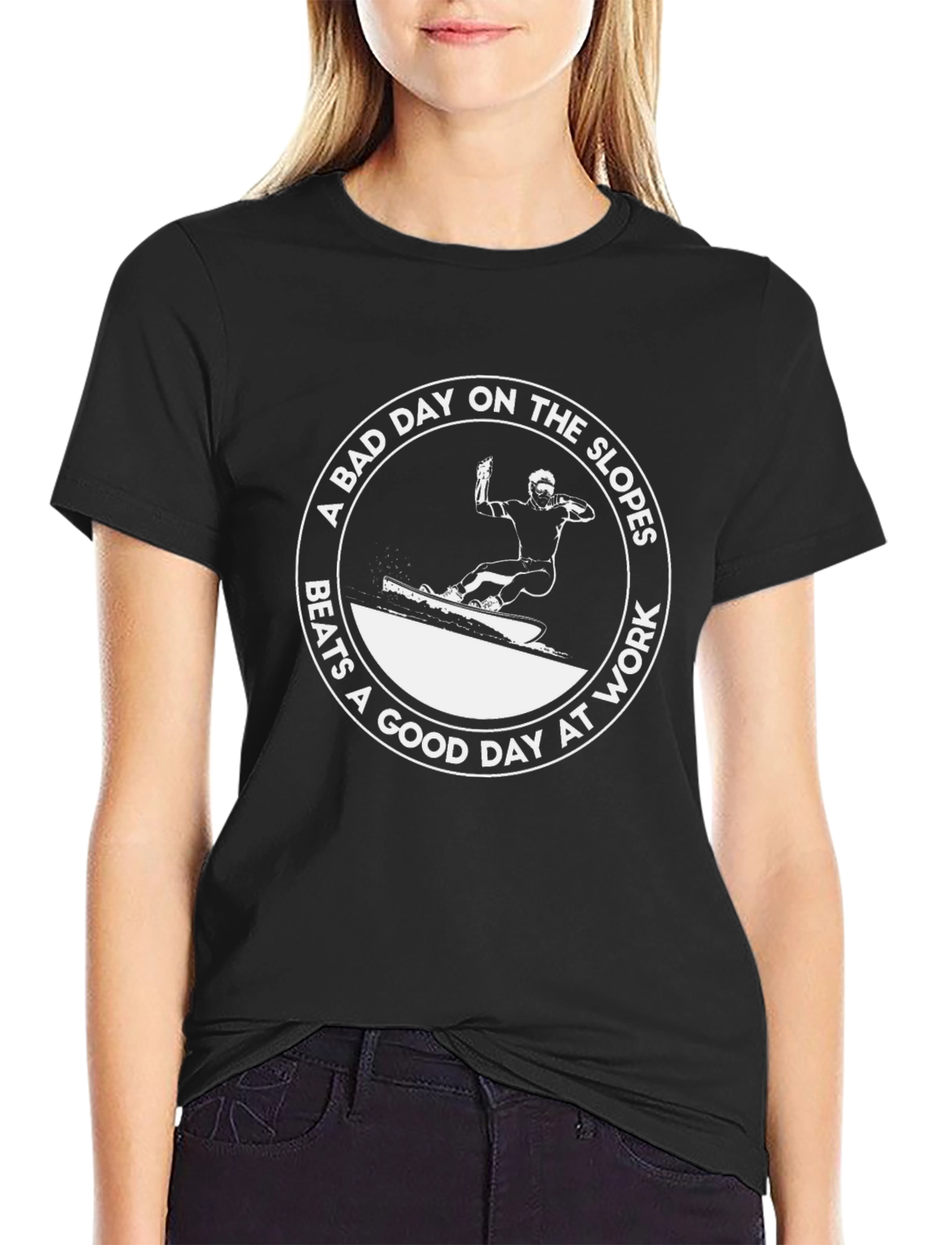 Bad Day Slopes Graphic Tee - Skiing T-Shirt - 2