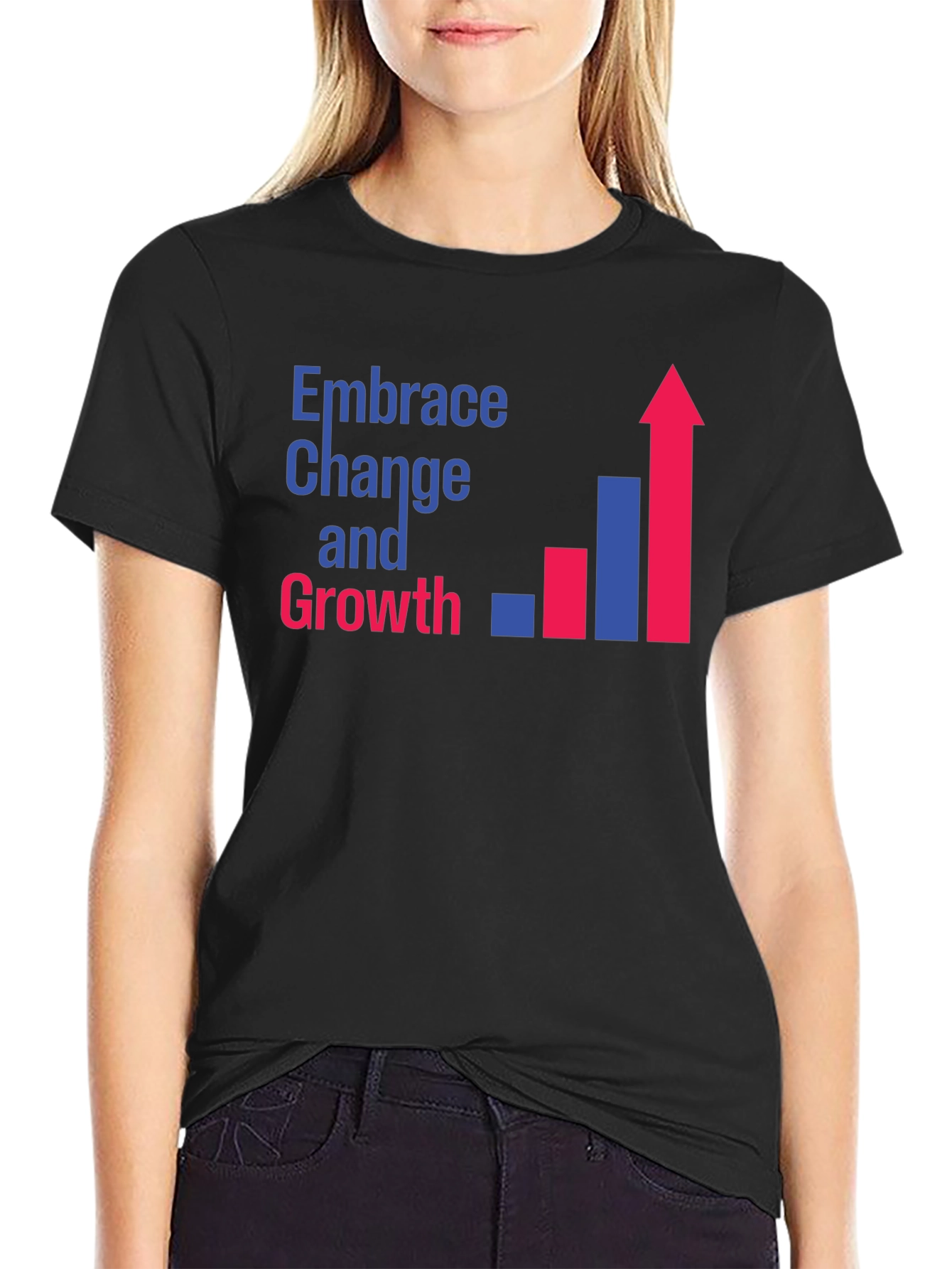 Embrace Change & Growth Black T-Shirt - 2