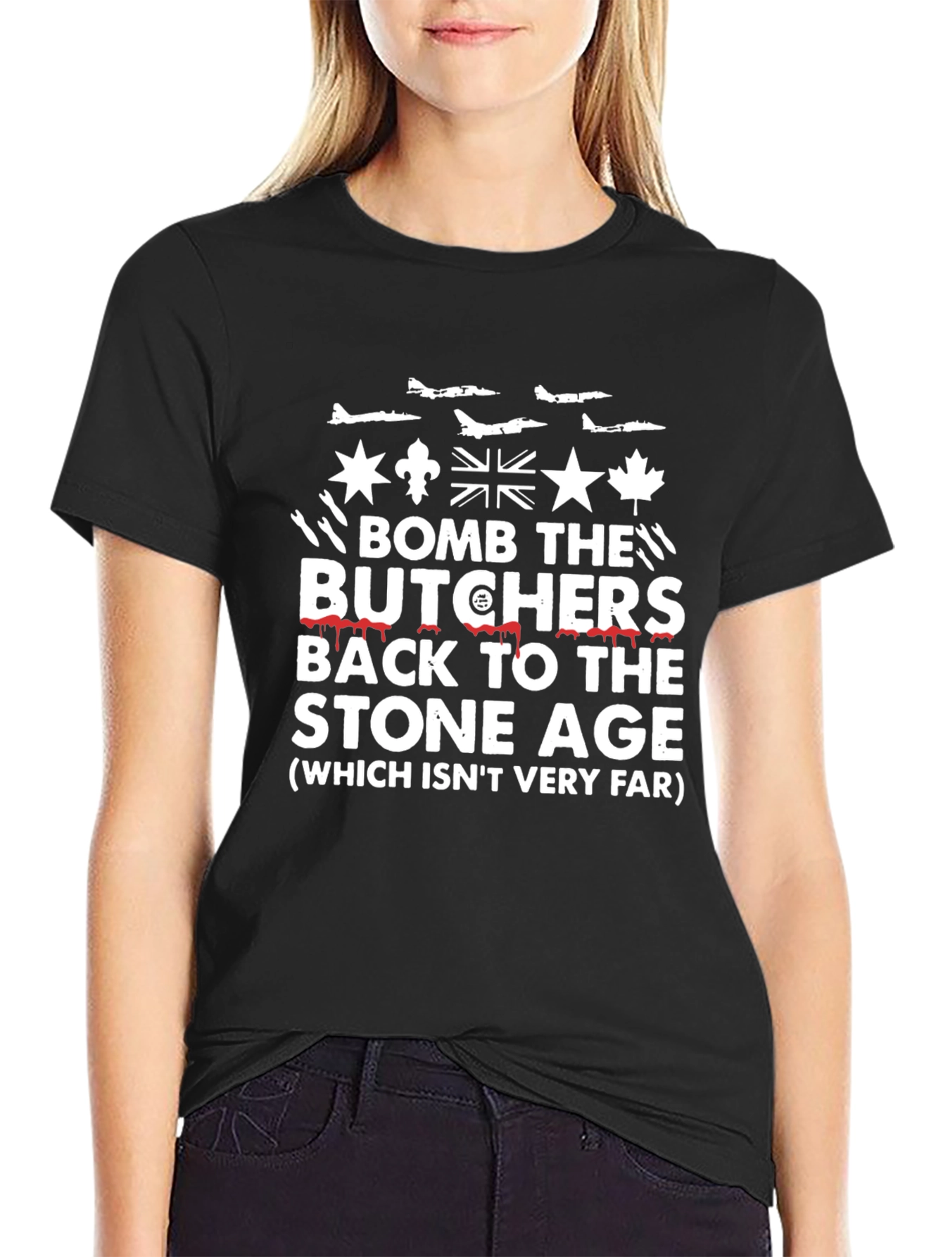 Black Bomb the Butchers T-Shirt: Provocative Graphic Tee view 2