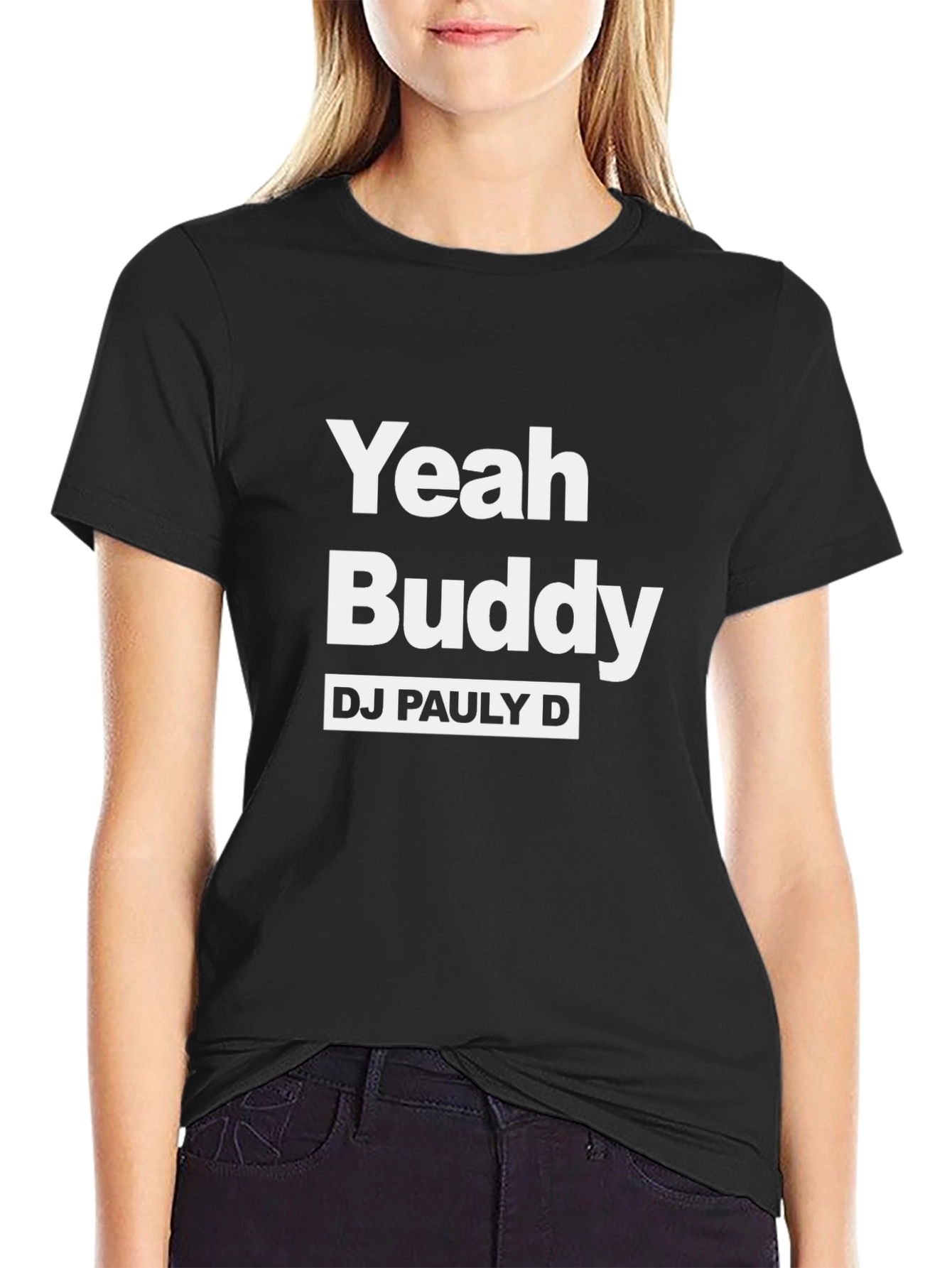 Black Yeah Buddy DJ Pauly D Graphic Tee view 2