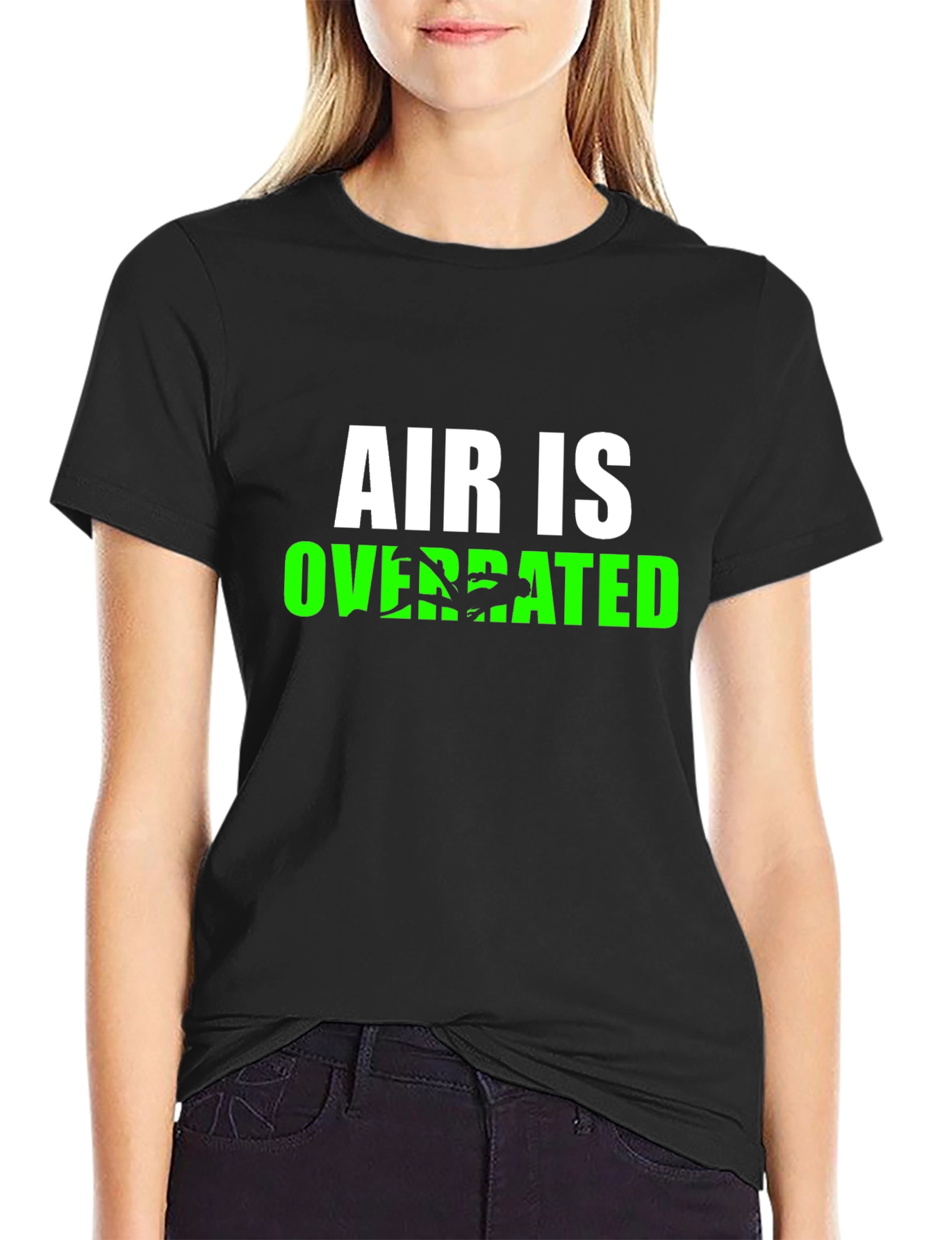 Air is Overrated T-Shirt - Funny Graphic Tee - 2