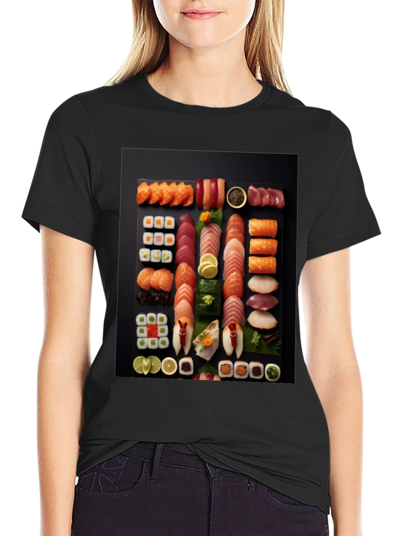 Sushi Feast T-Shirt - Foodie Fashion - 2