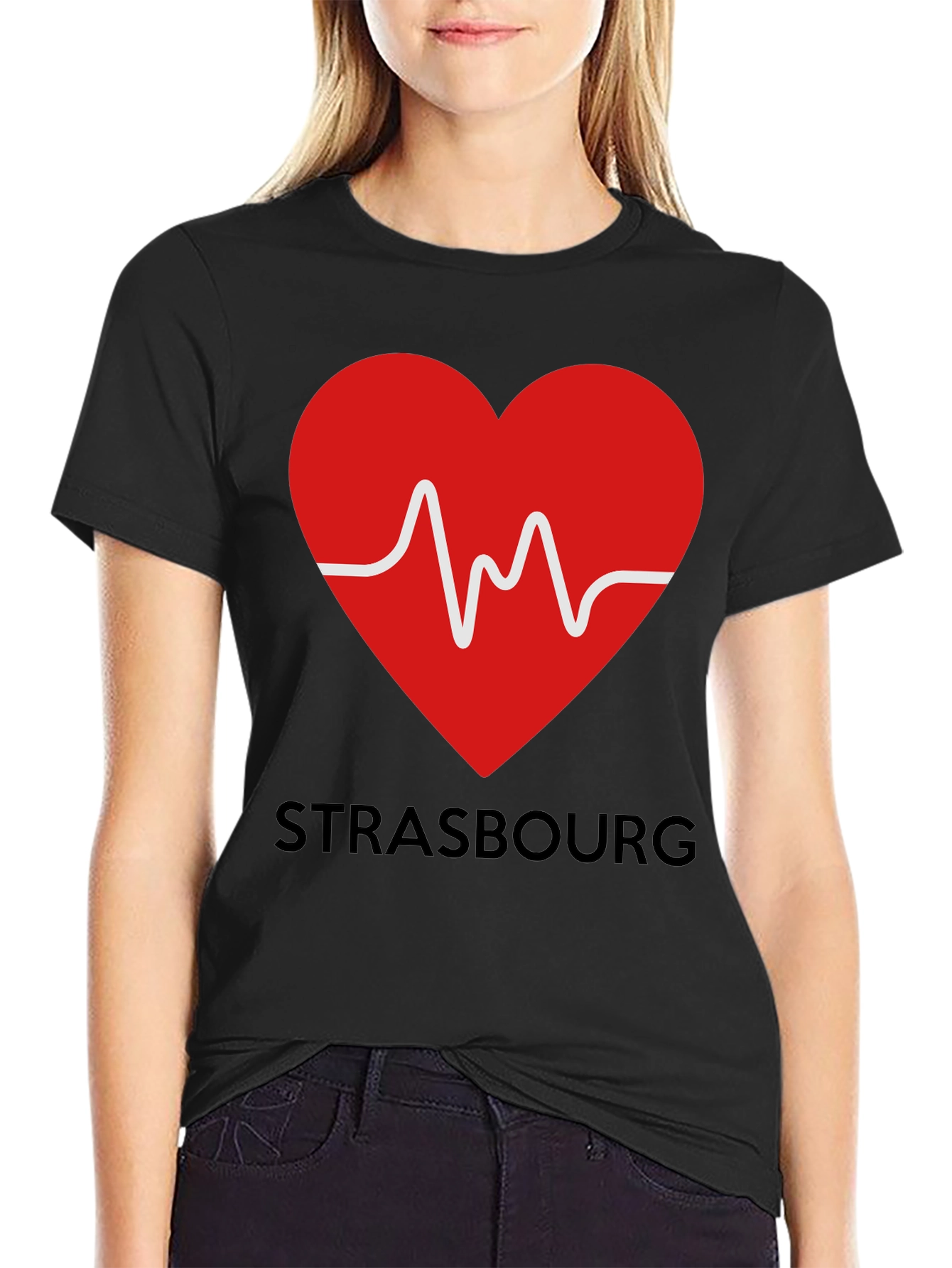 Strasbourg Heartbeat T-Shirt - City Pride - 2