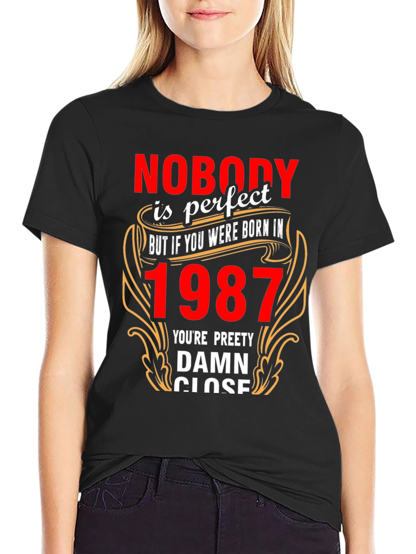Nobody is Perfect Born in 1987 T-Shirt - 2