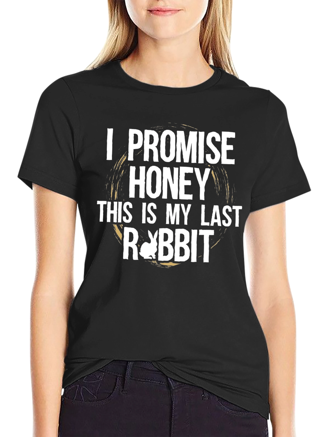 Black Promise Honey Last Rabbit T-Shirt view 2