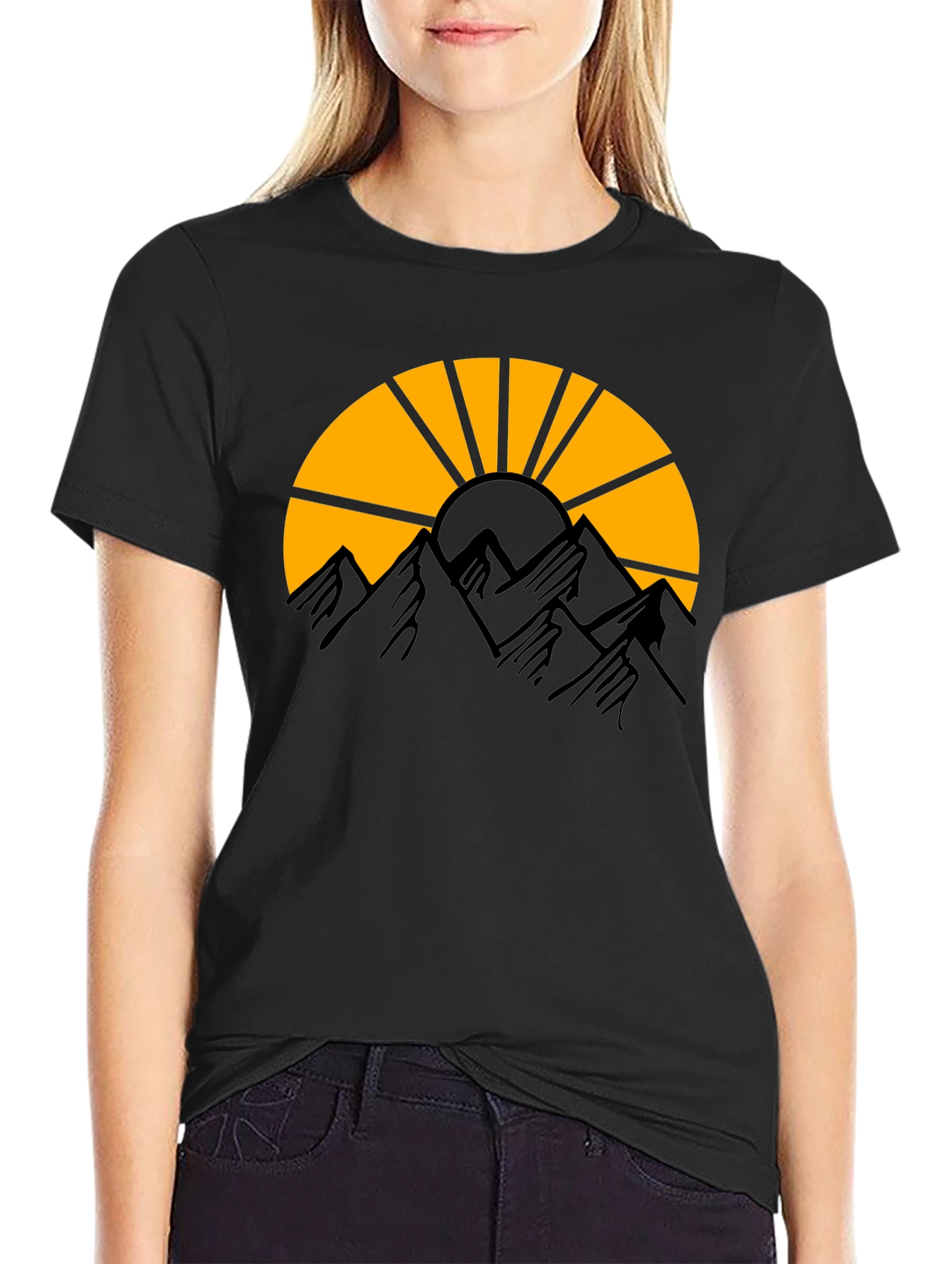 Black Mountain Sunrise Graphic Tee view 2