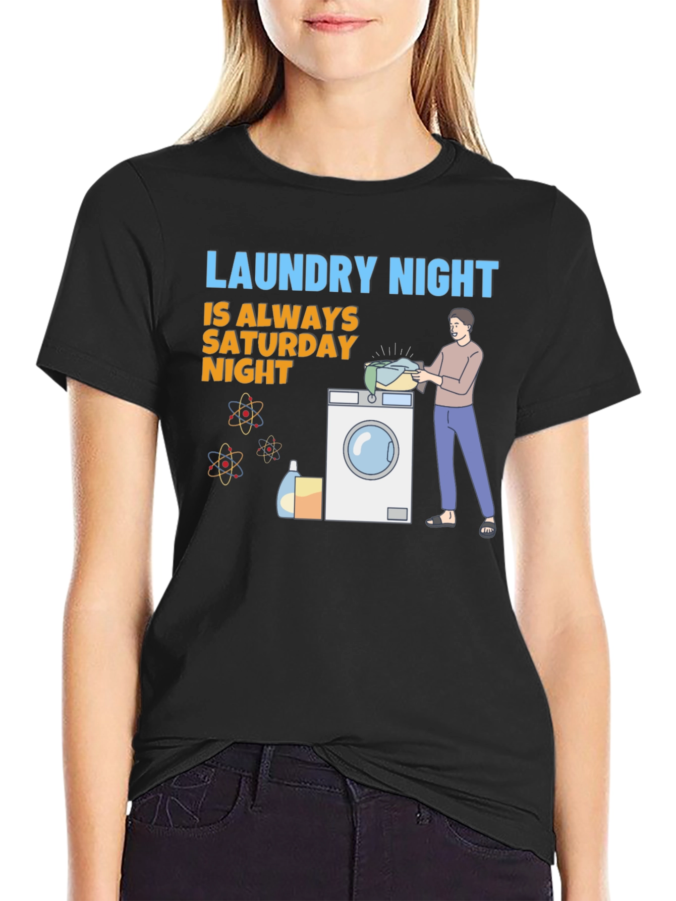 Black Laundry Night Saturday Graphic Tee view 2