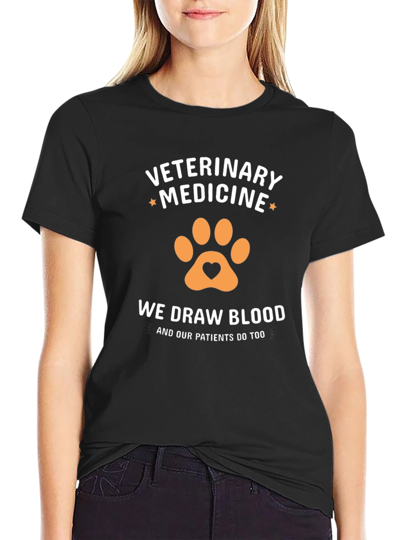 Veterinary Medicine T-Shirt - We Draw Blood - 2