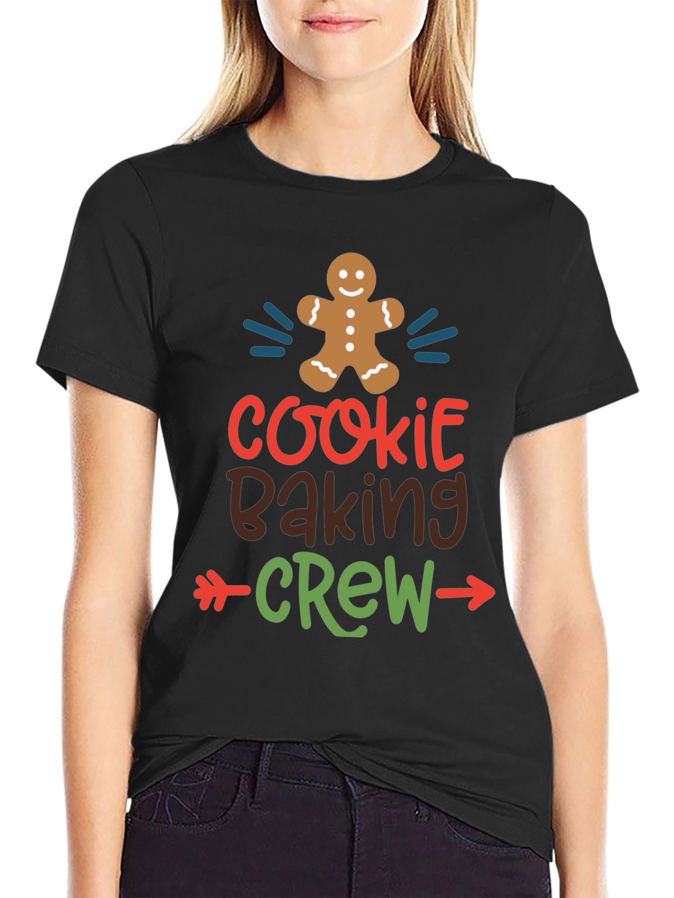 Black Cookie Baking Crew Graphic Tee view 2