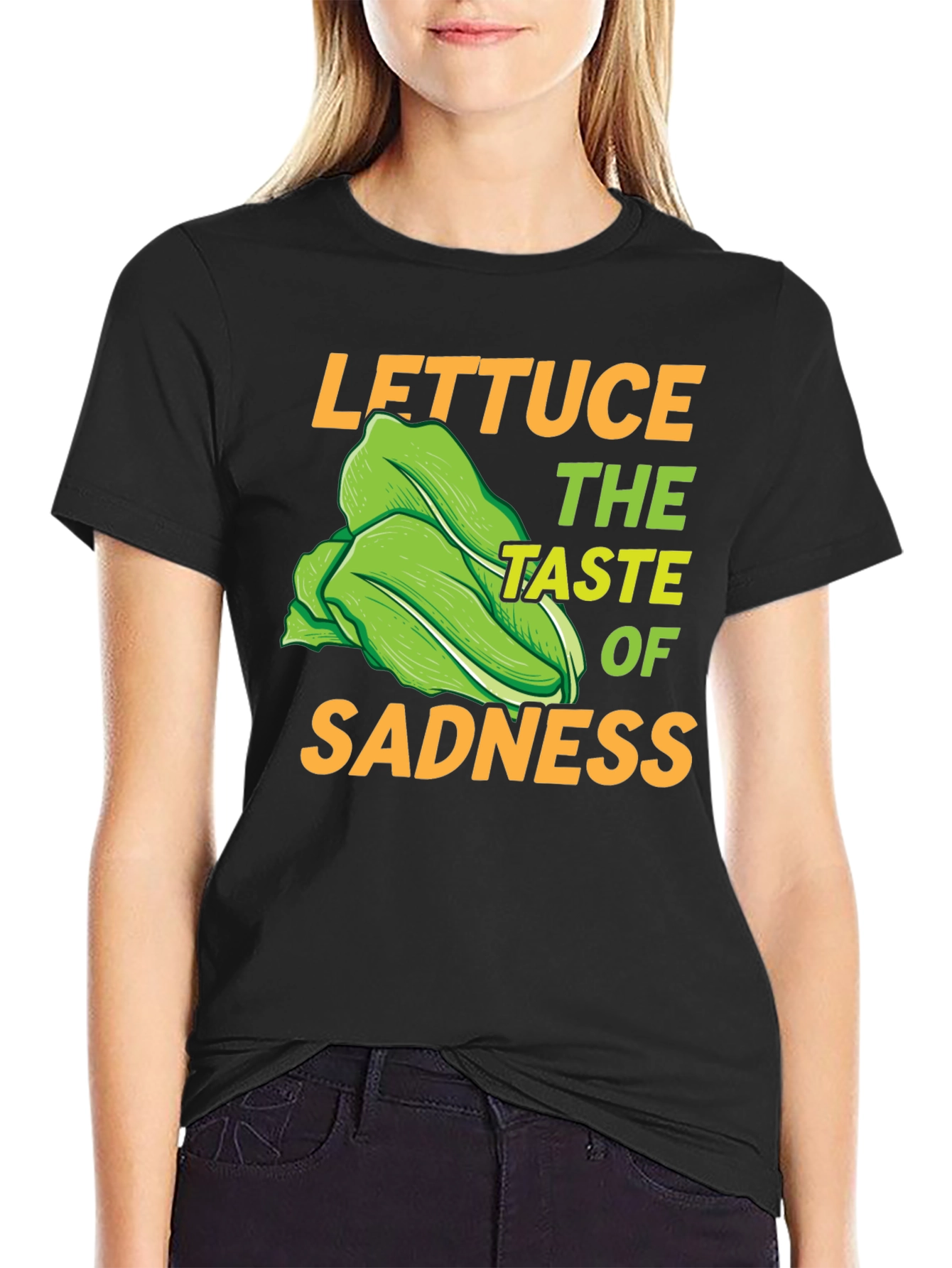 Black Lettuce Taste of Sadness Graphic T-Shirt view 2