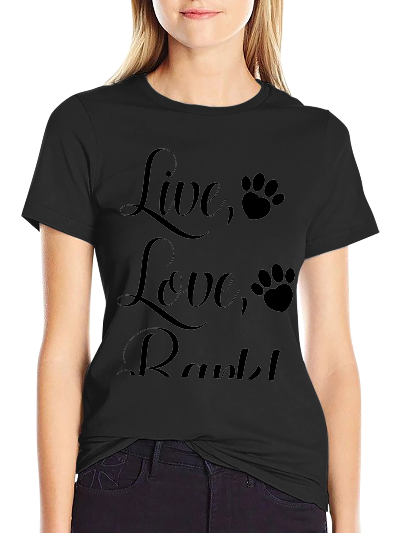 Live, Love, Bark! T-Shirt - 2