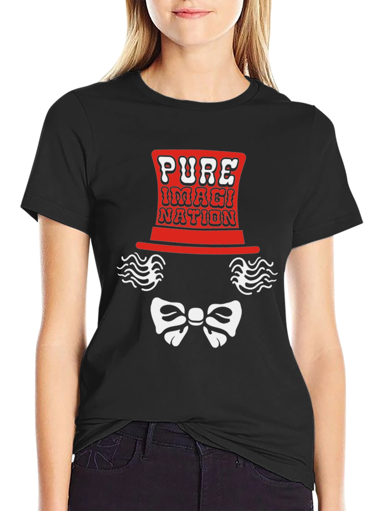 Black Pure Imagination Graphic T-Shirt view 2