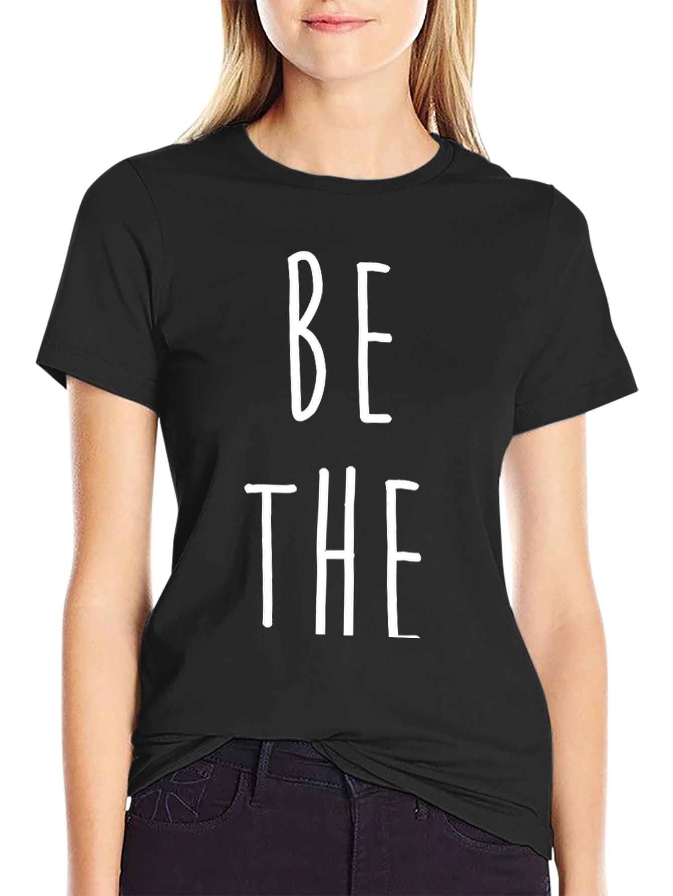 Black Be The T-Shirt - Bold Statement Tee view 2