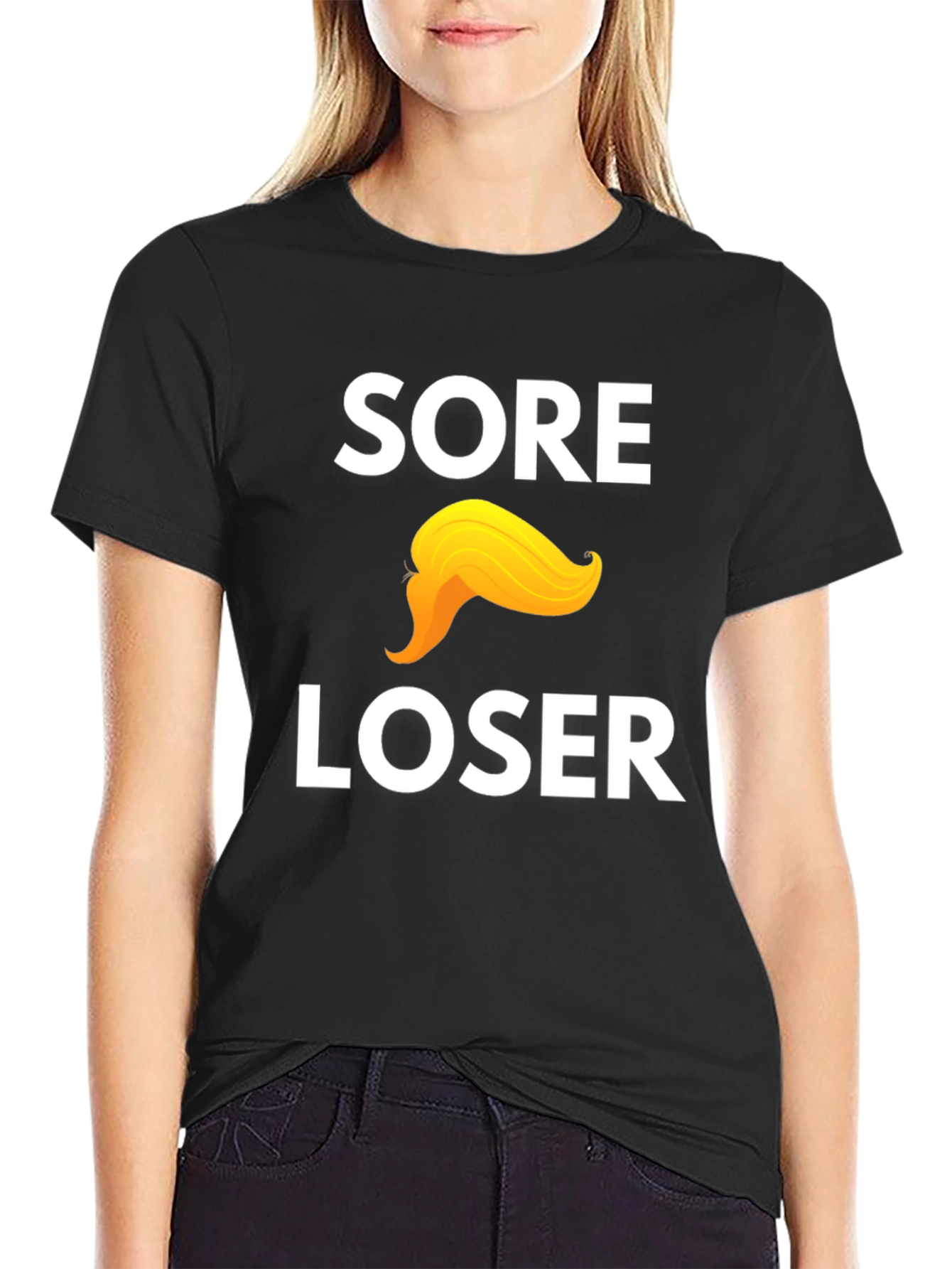 Black Sore Loser T-Shirt view 2