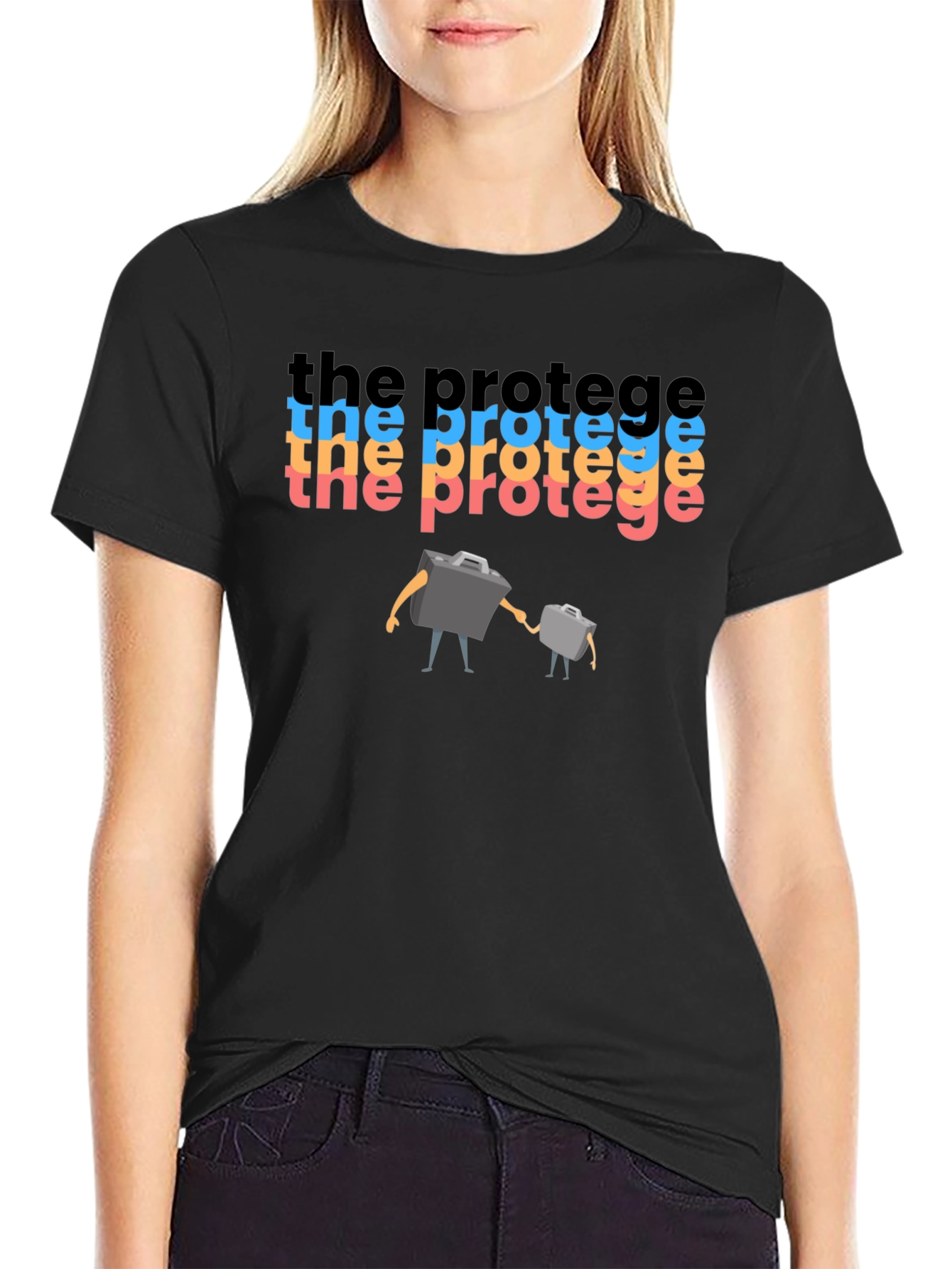 Black The Protege Graphic T-Shirt view 2