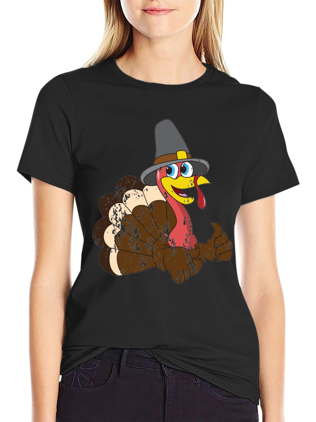 Thanksgiving Turkey Pilgrim T-Shirt - 2