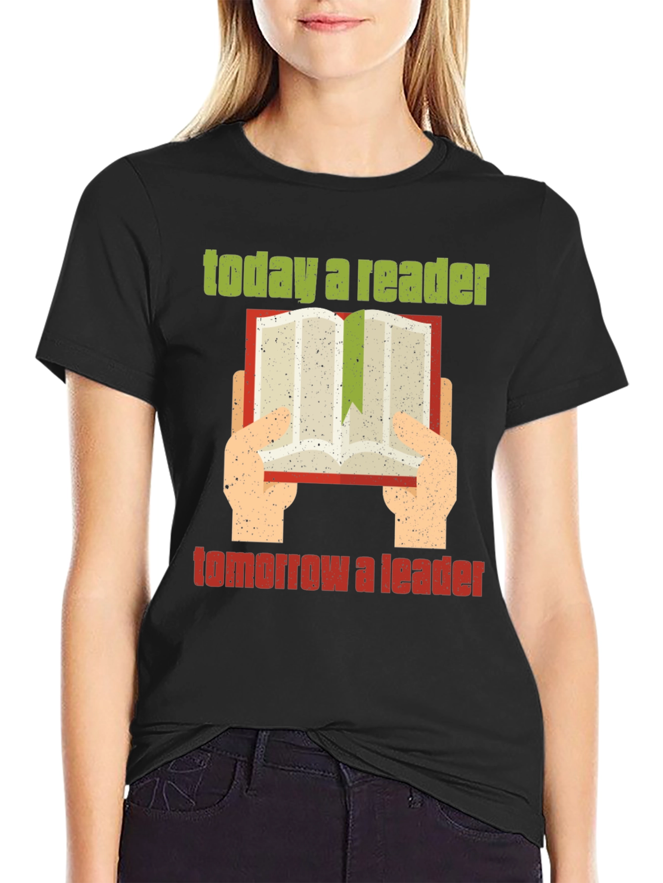 Black Reader Leader Graphic T-Shirt view 2