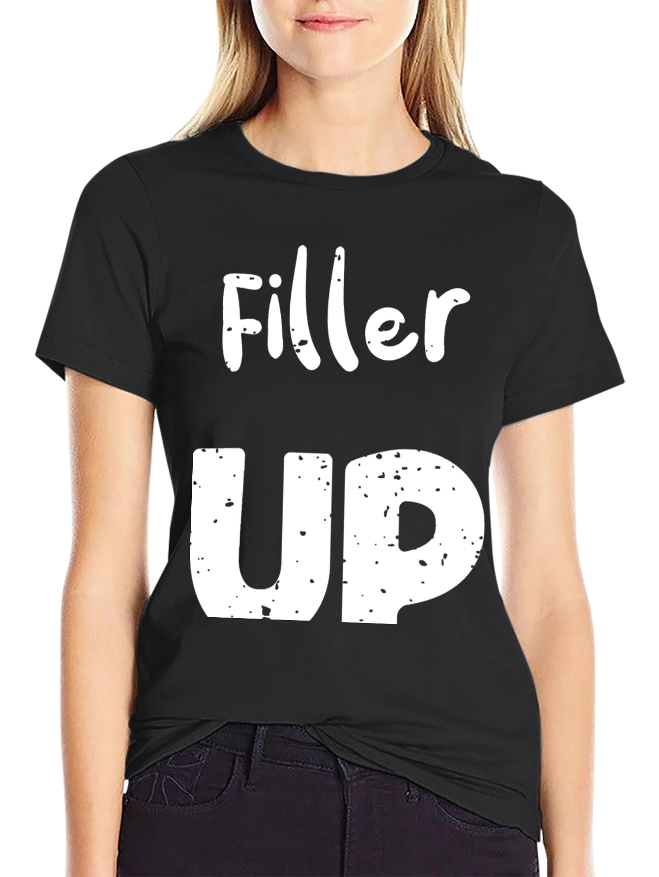 Black Filler Up Graphic T-Shirt view 2