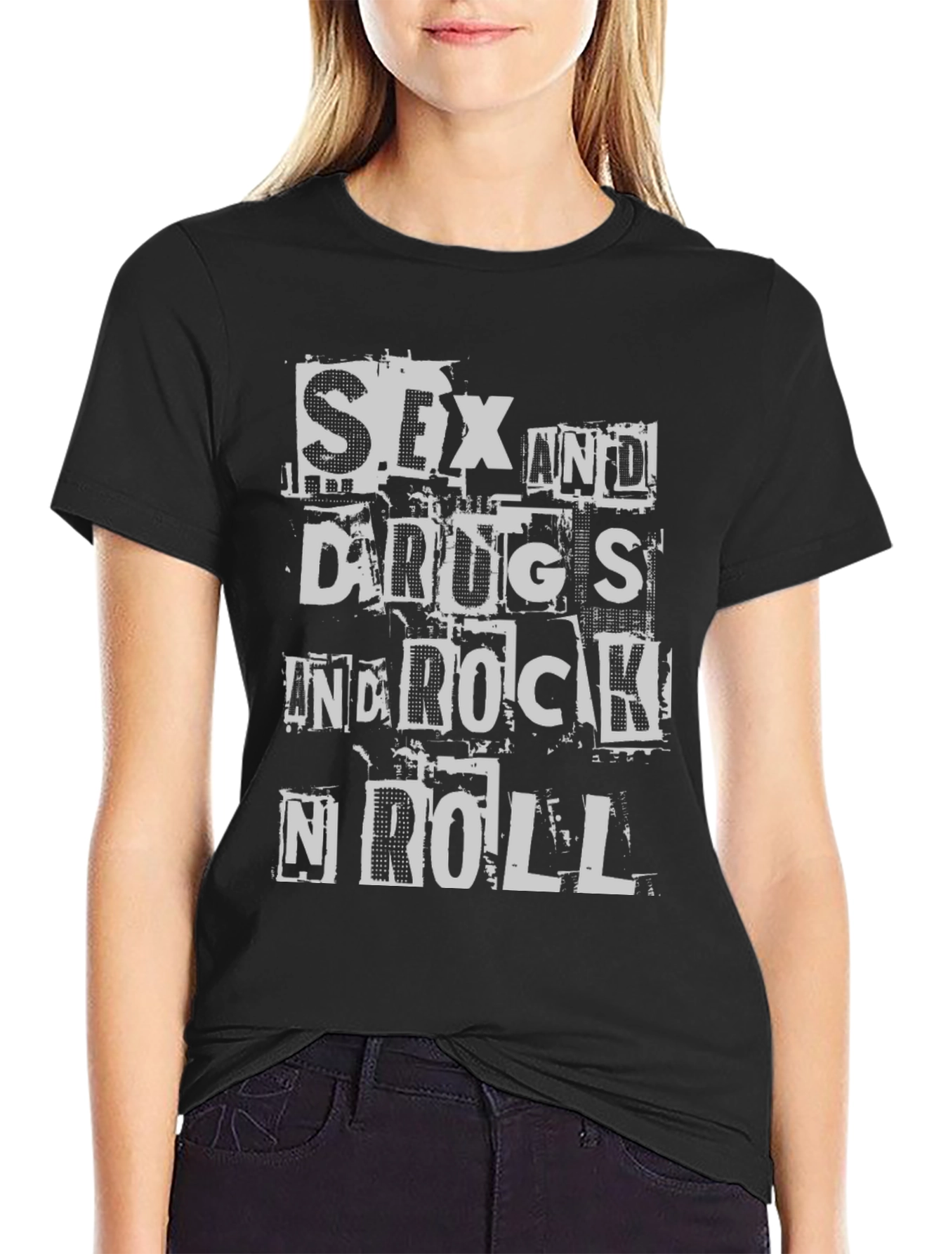 Sex Drugs Rock n Roll Graphic Tee - 2