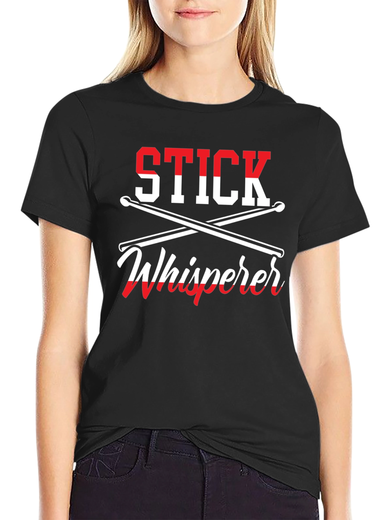 Stick Whisperer Drummer T-Shirt - Music Lover Gift - 2